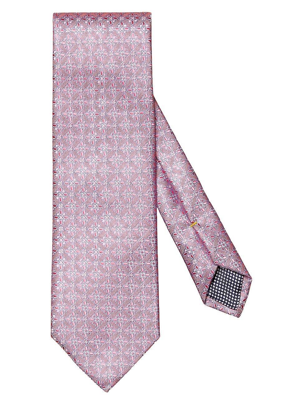 Mens Floral Silk Tie Product Image