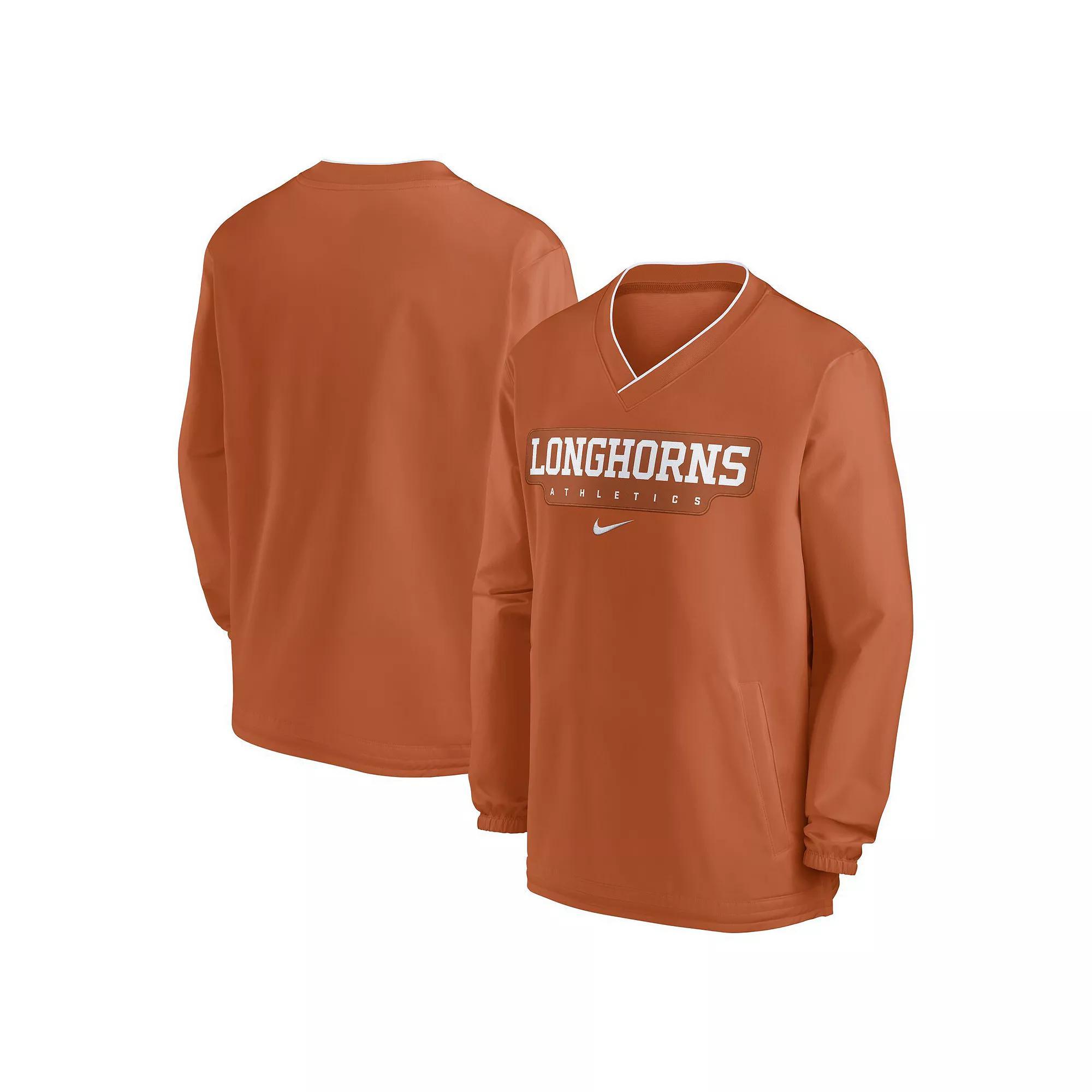 Men's Nike Texas Orange Texas Longhorns 2024 Sideline Pullover Windshirt,  Product Image
