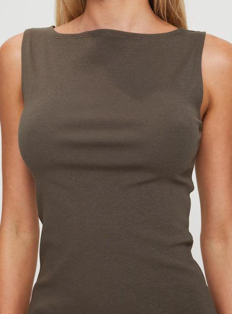 Zimmie Mini Dress Charcoal Product Image