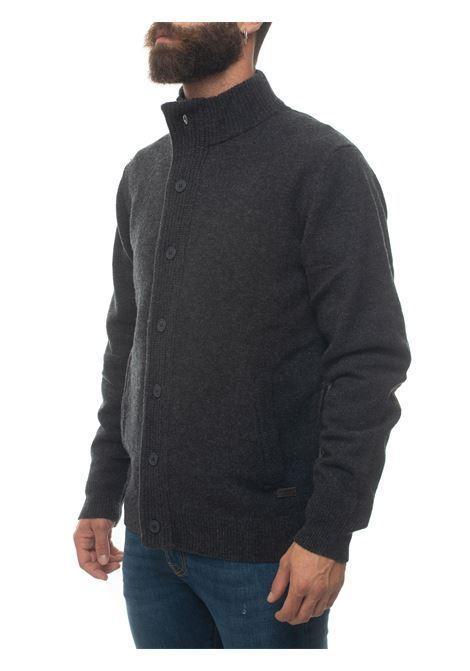 BARBOUR Wool Knit Cardigan In Black Product Image