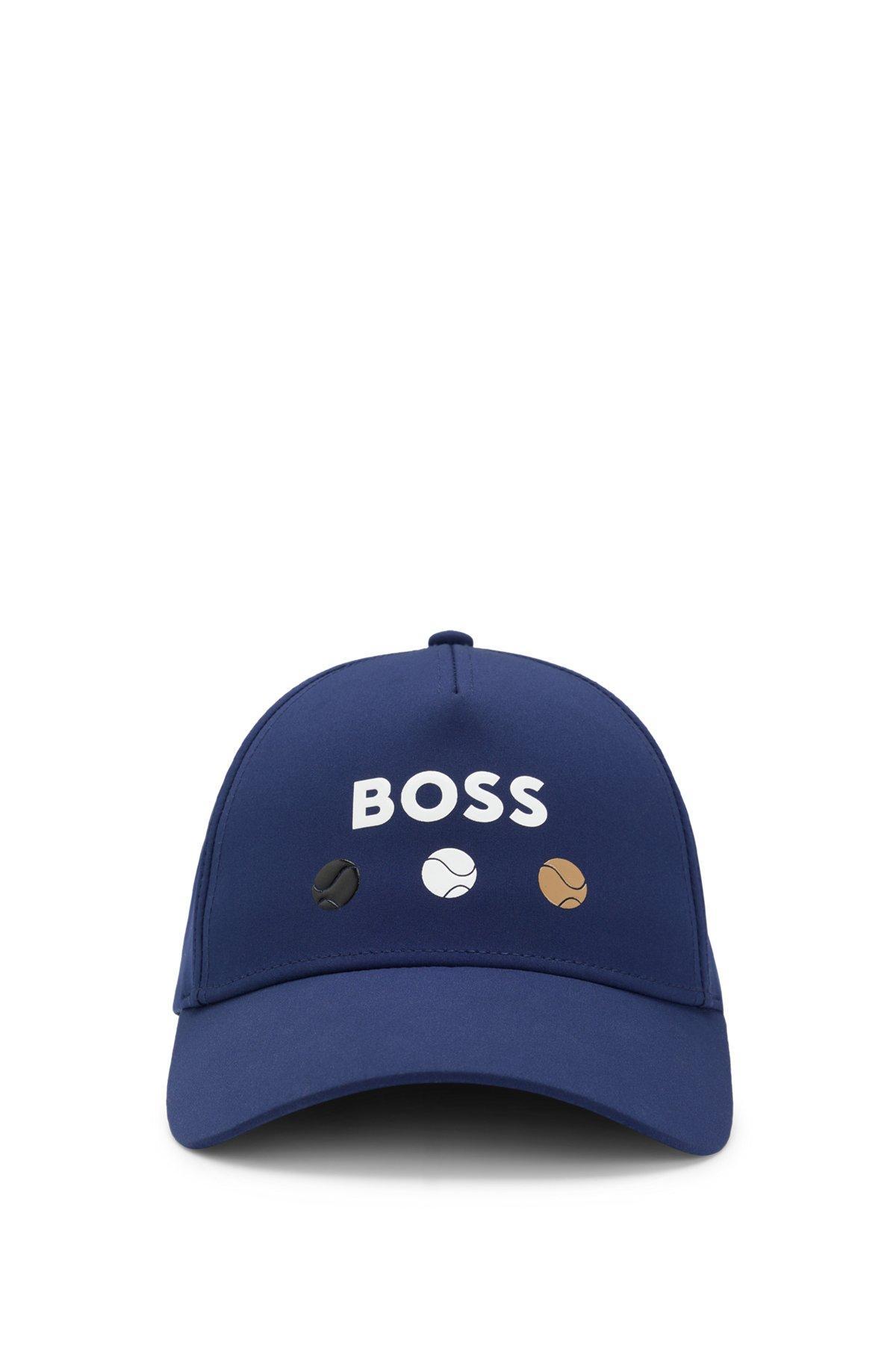 Logo-detailed cap in stretch nylon Product Image