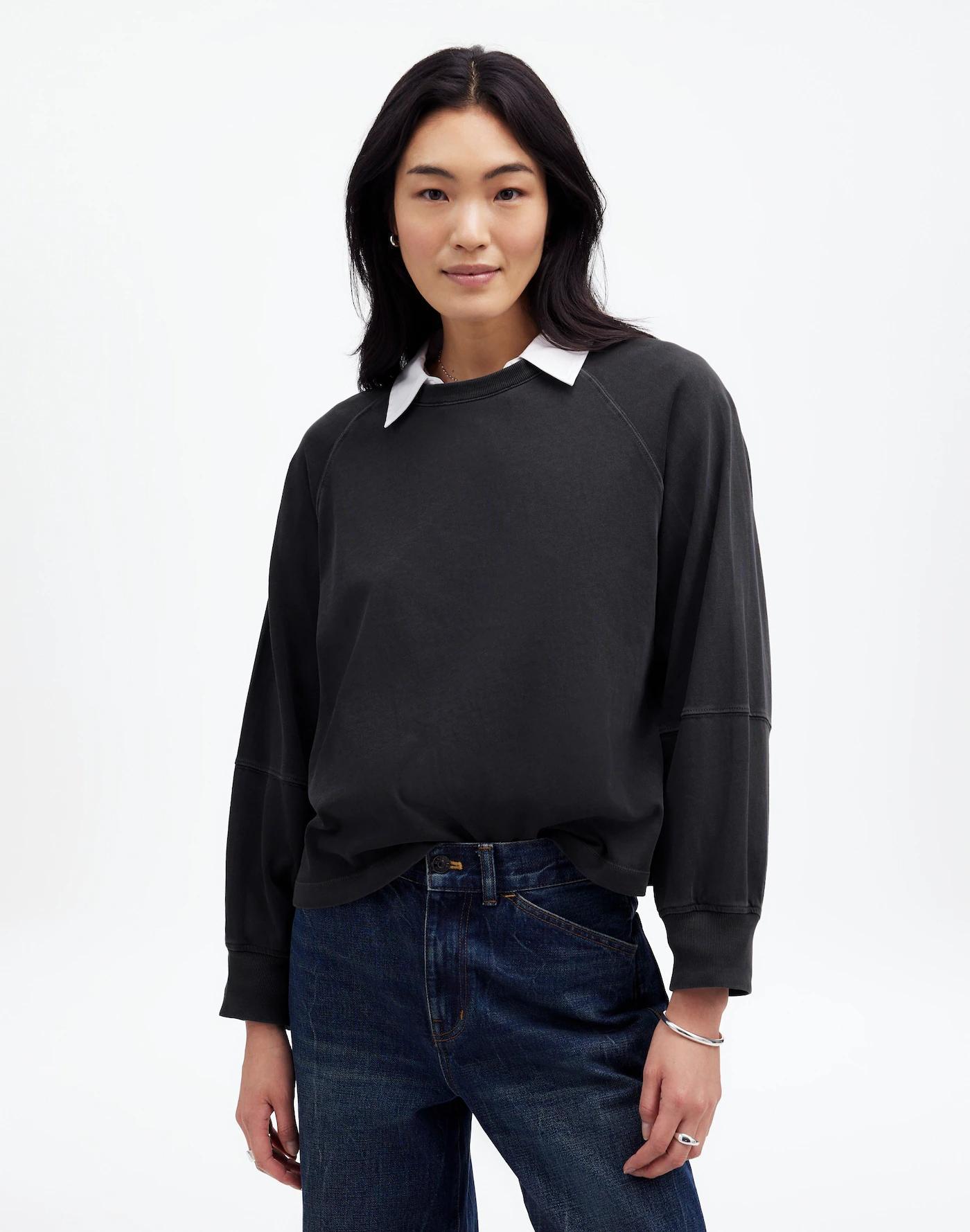 Relaxed Long-Sleeve Raglan Tee Product Image