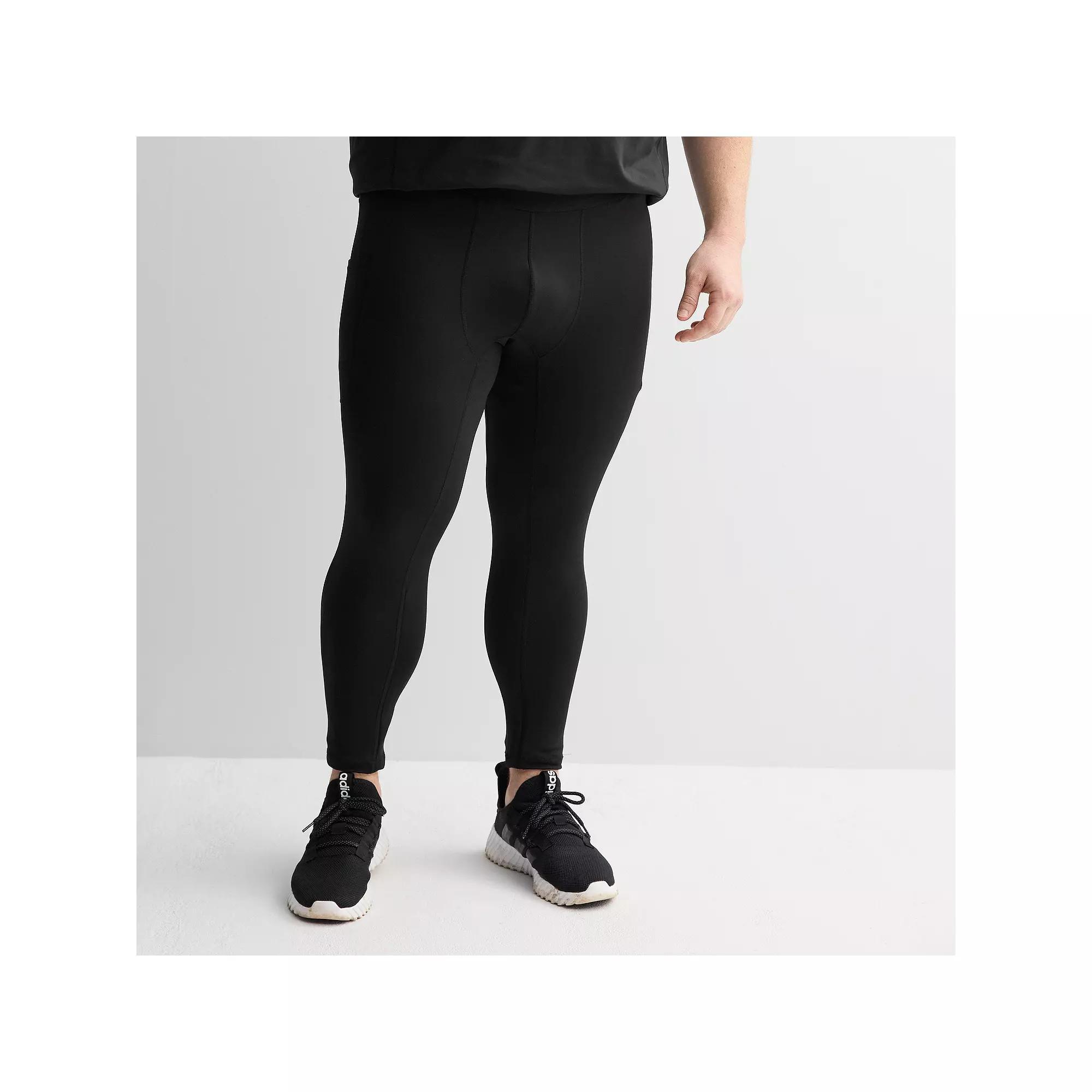 Big & Tall Tek Gear® Base Layer Full Length Pants, Men's,  Product Image