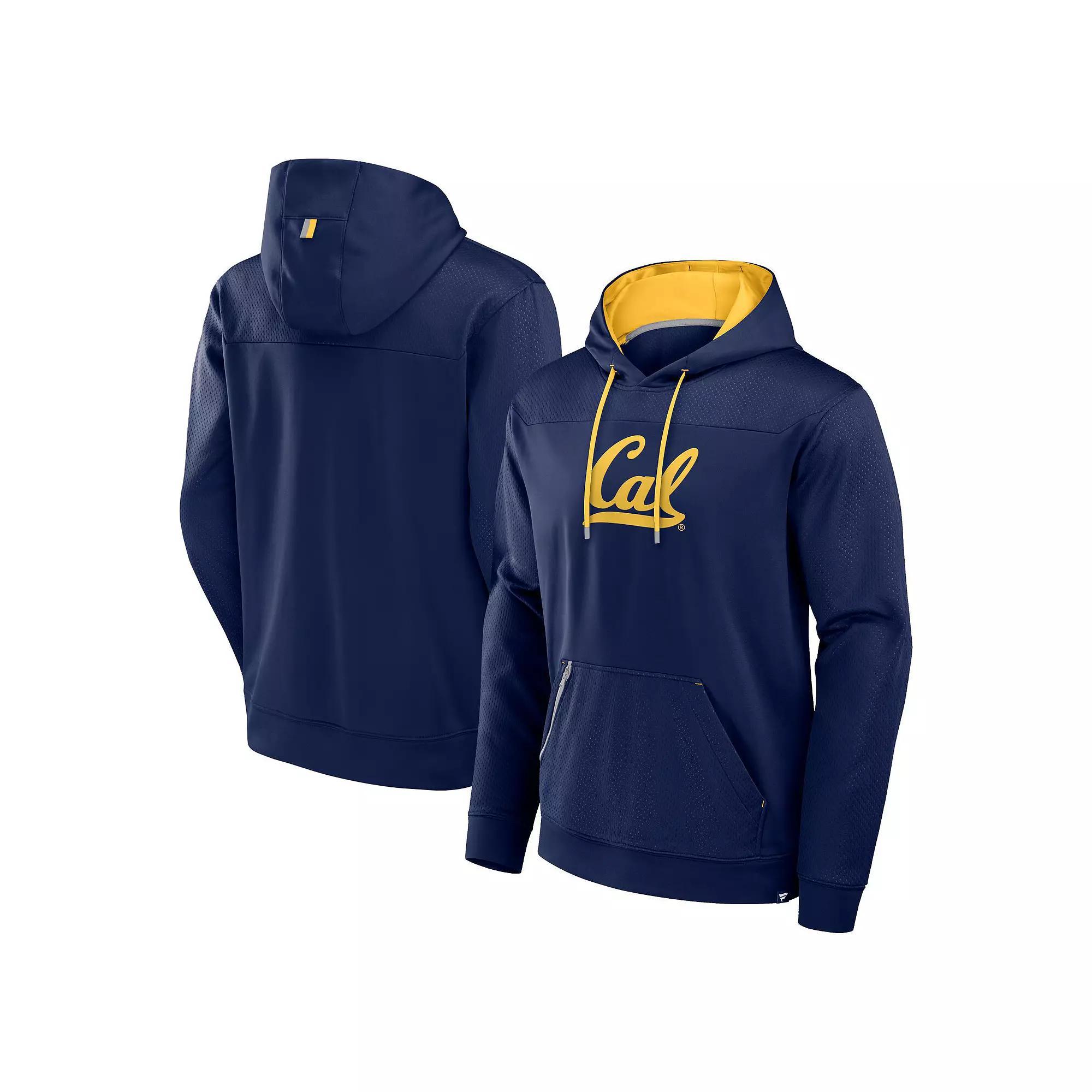 Men's Fanatics  Navy Cal Bears Defender Dot Faded Primary Pullover Hoodie, Size: XL, Blue Product Image