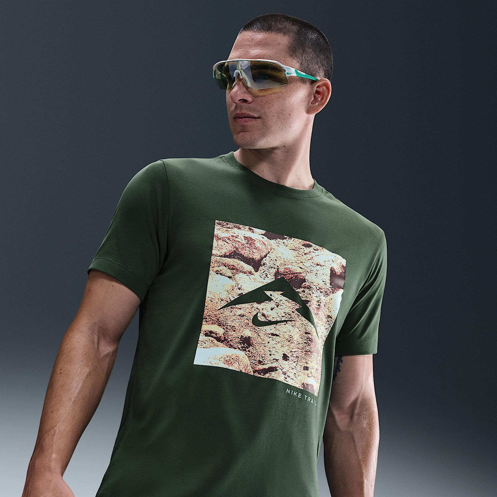 Nike Mens Dri-FIT Trail Running T-Shirt | HV4148-133 Product Image