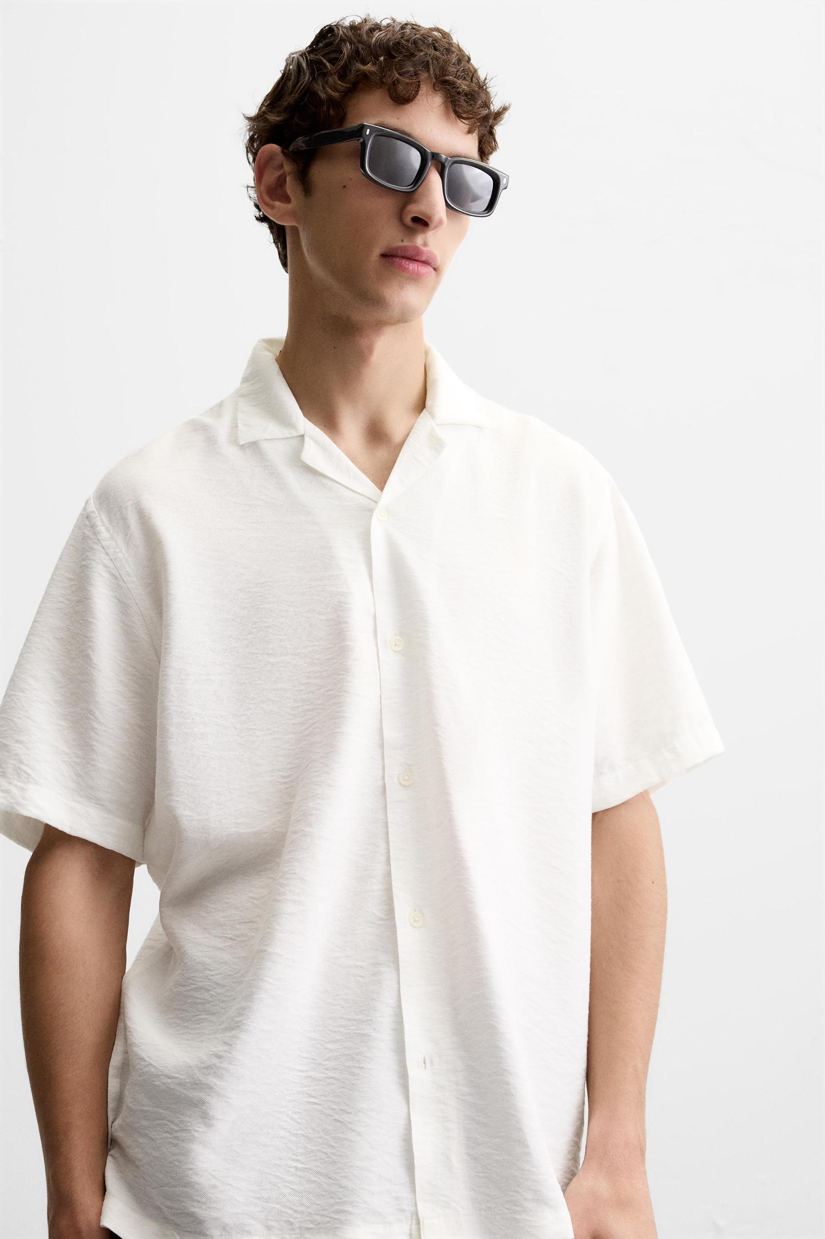 RELAXED FIT FLOWY SHIRT Product Image