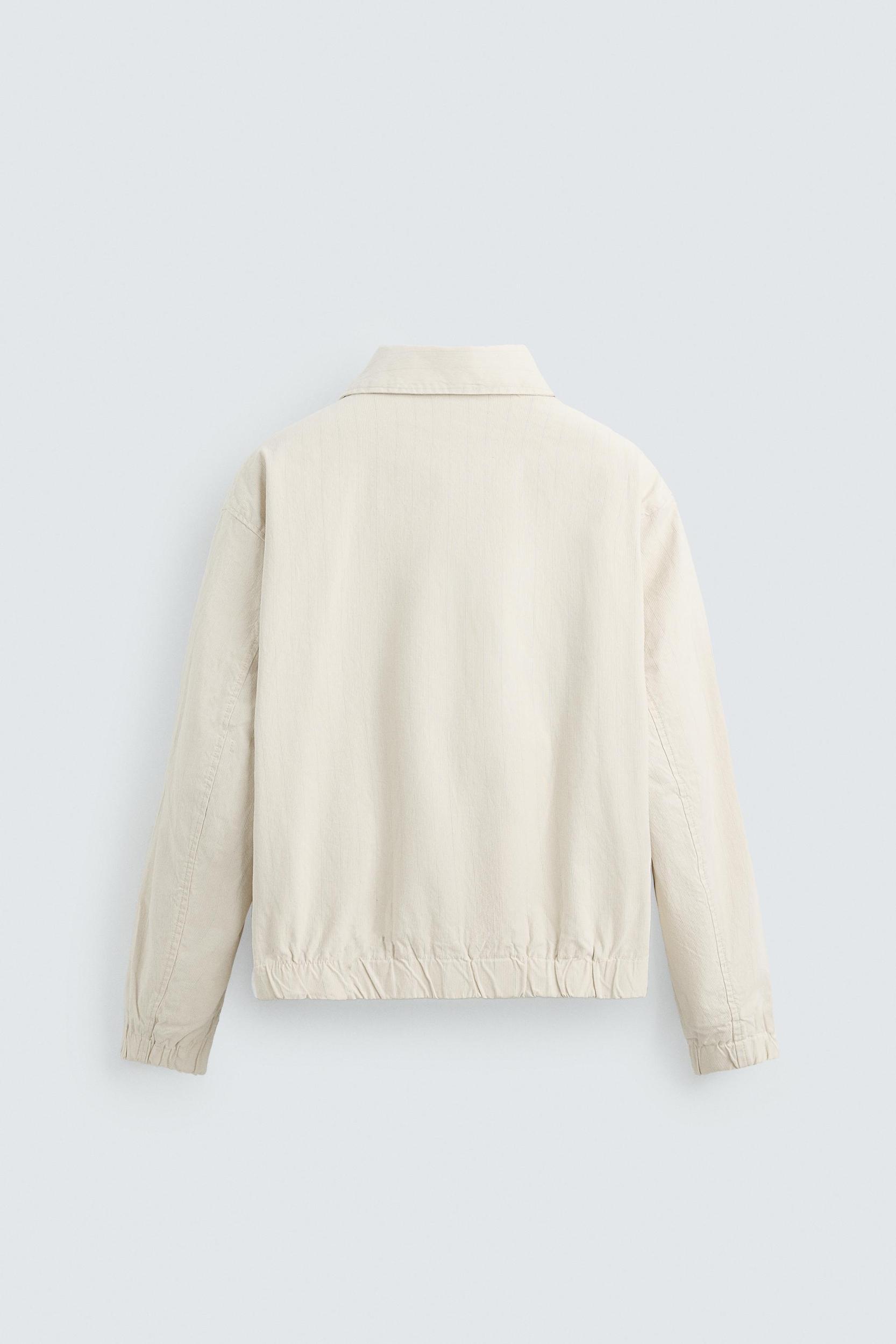 STRIPED TEXTURED JACKET Product Image