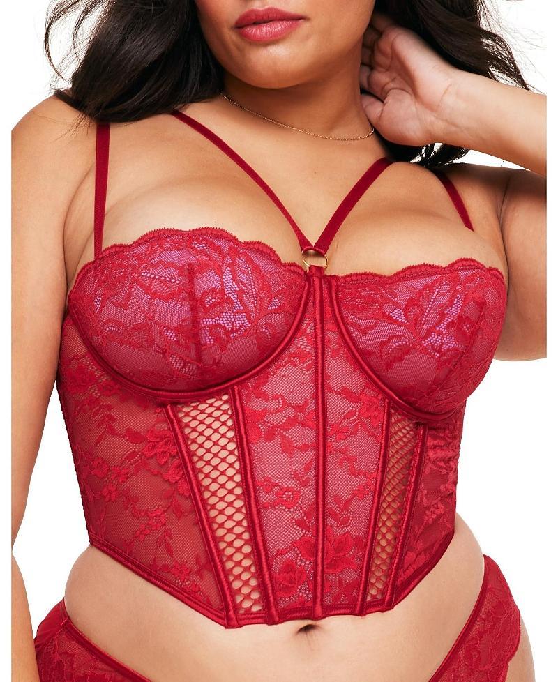 Adore Me Dominika Womens Plus-Size Contour Bustier Top Product Image