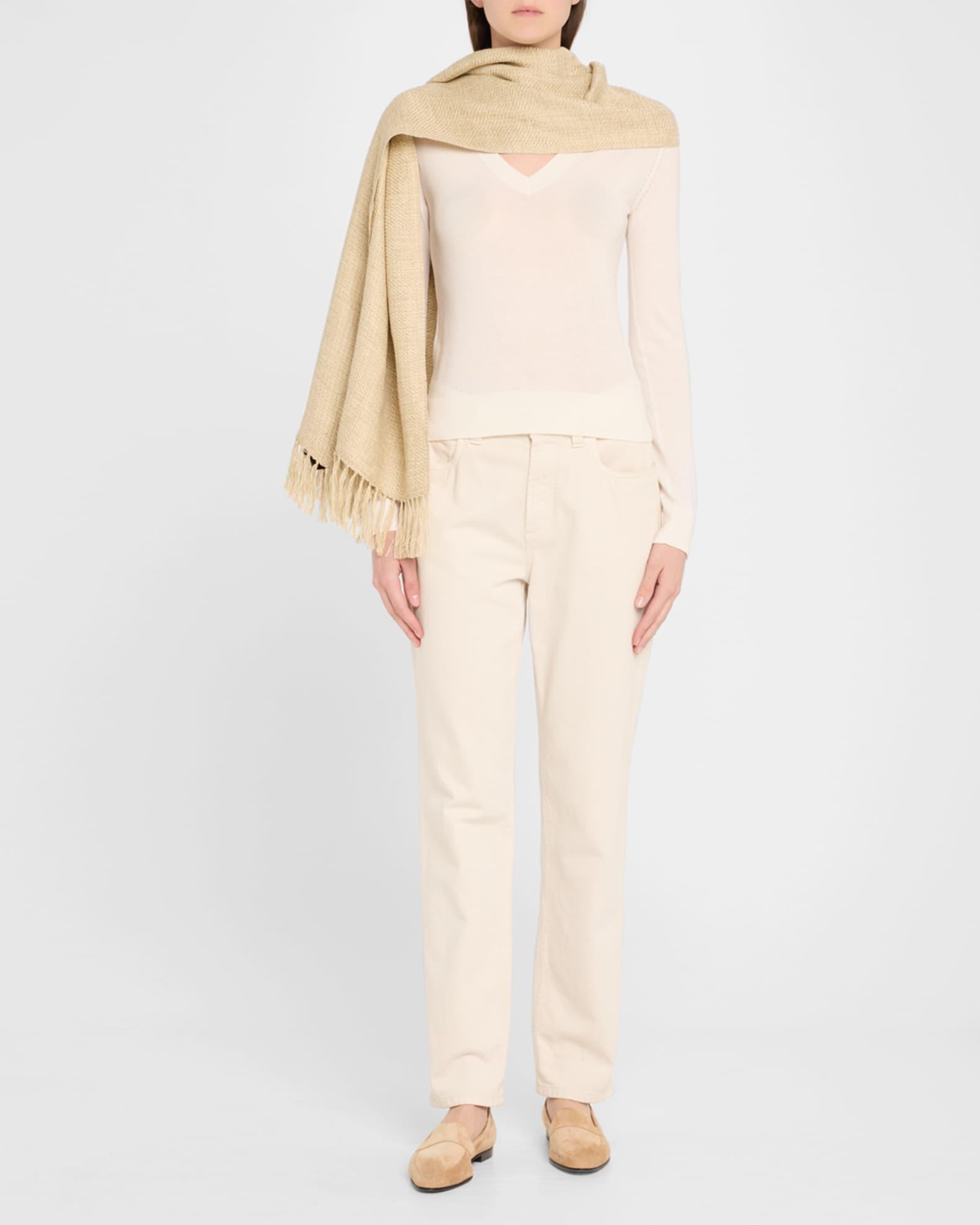 Natte Tweed Fringe Scarf Product Image