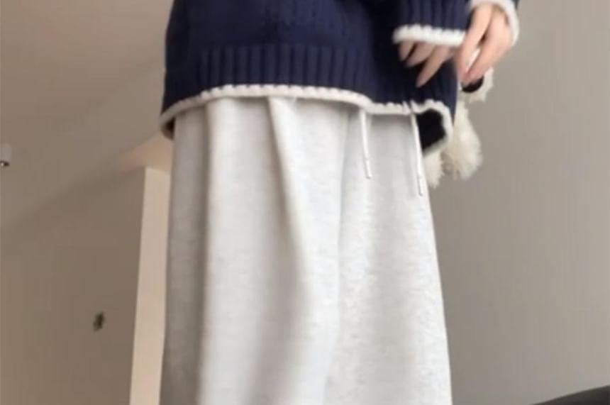 Striped Zip Cardigan Product Image