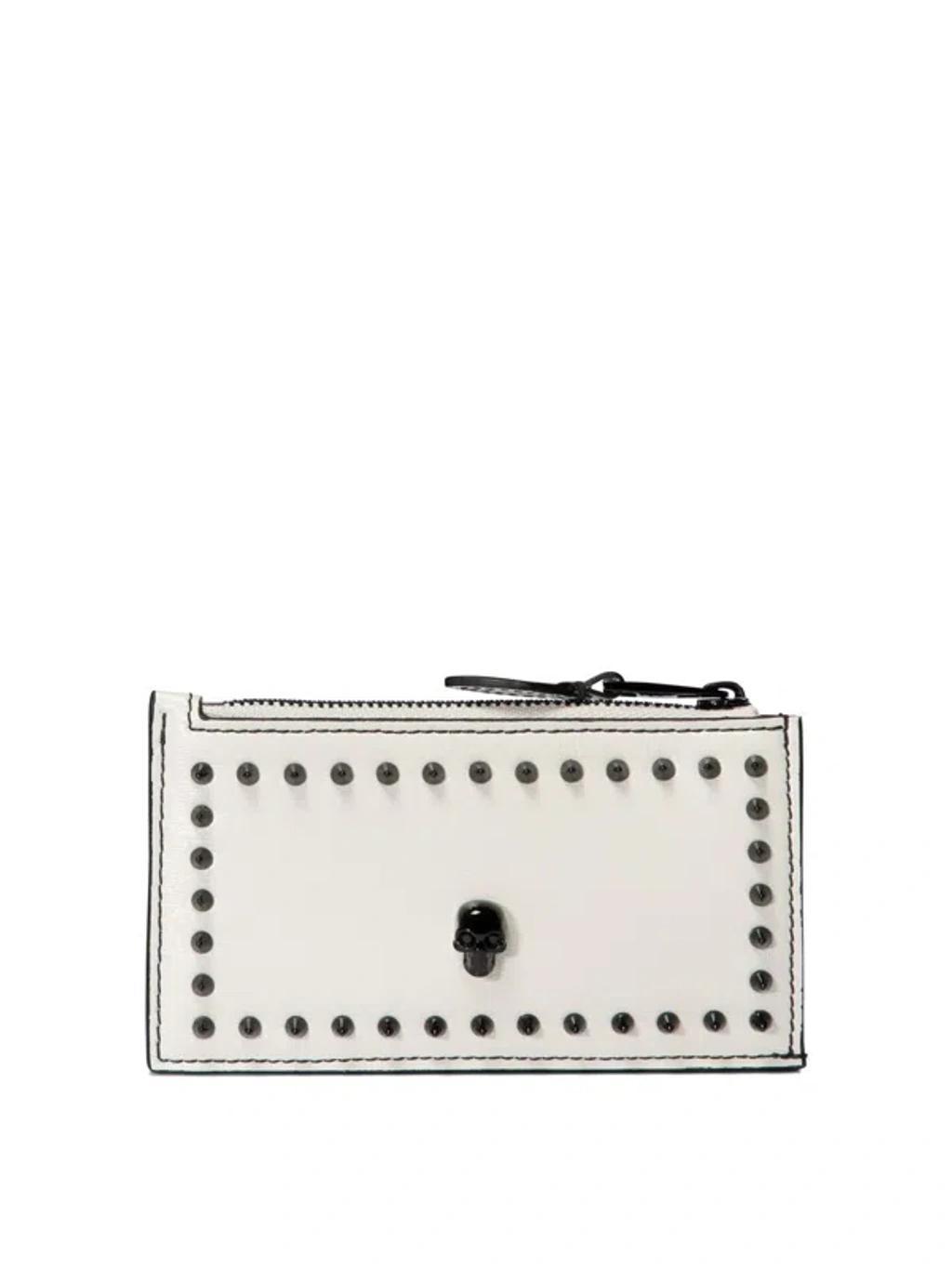 ALEXANDER MCQUEEN Women's "skull" Smartphone Case In White Product Image