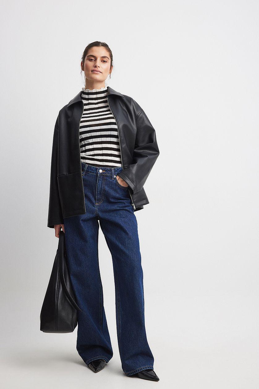 Wide Rib Knitted Top Product Image