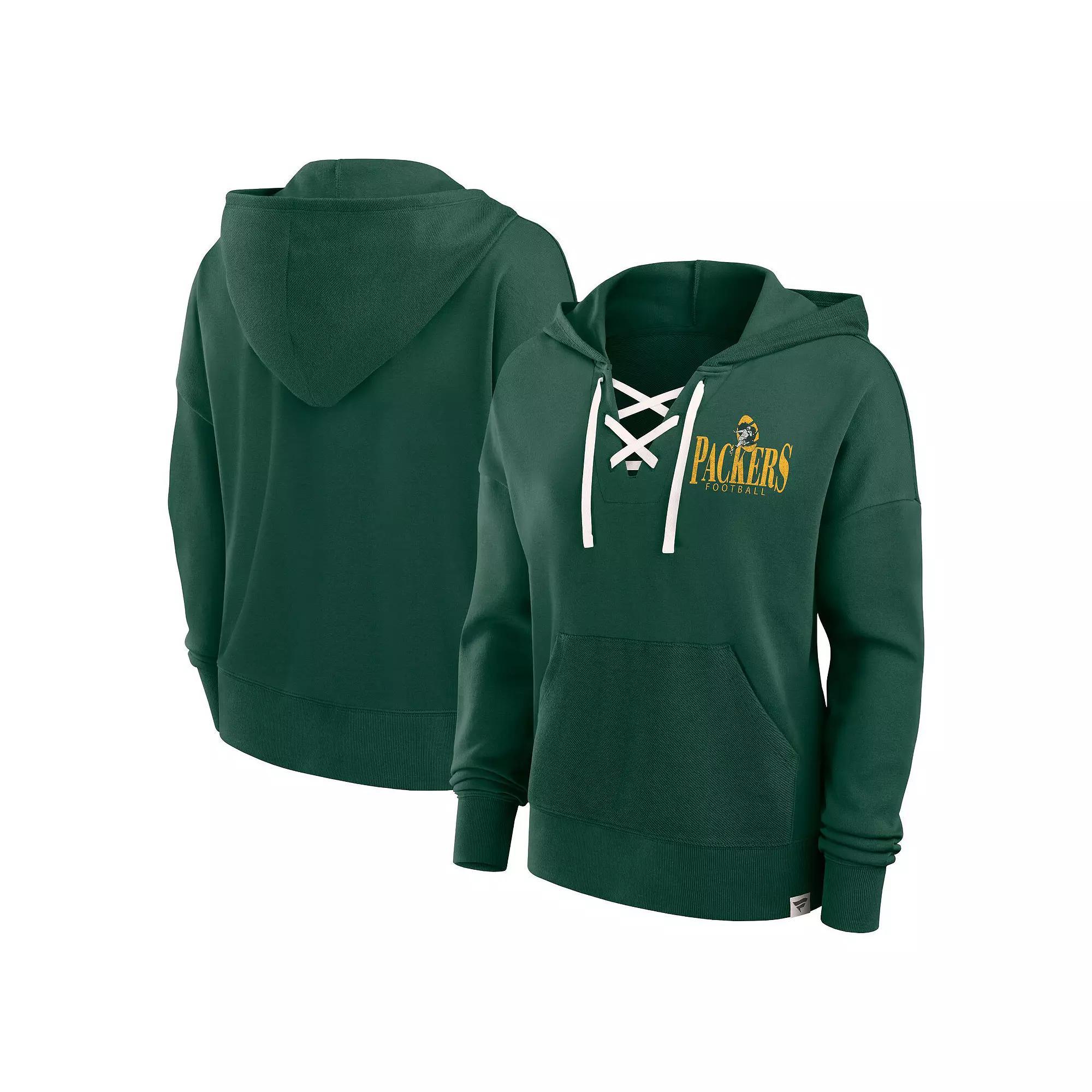 Women's Fanatics Royal Dallas Cowboys Blitz Left Lace-Up Pullover Hoodie,  Product Image