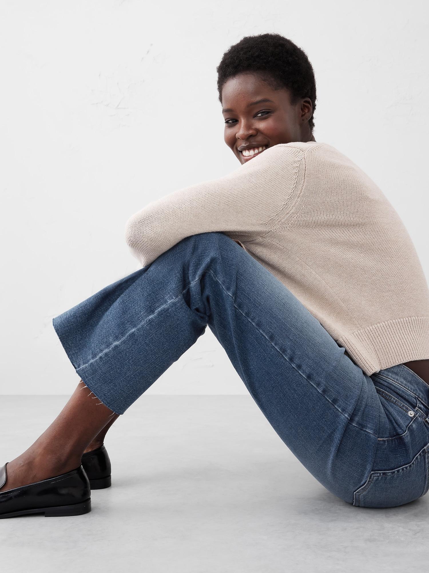 Kick Flare High-Rise Cropped Jean Product Image