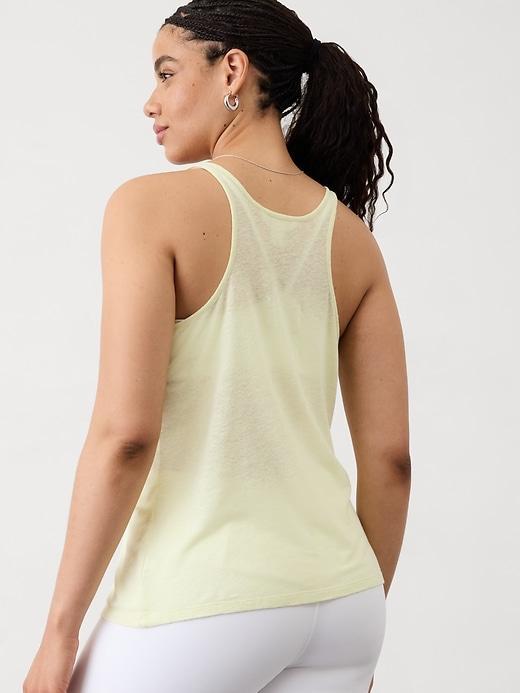 Getaway Linen Blend Tank Product Image