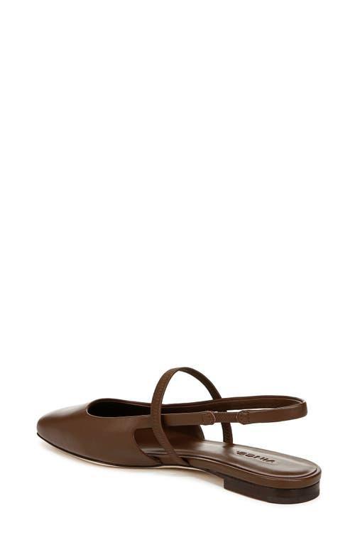 Bernice Slingback Flat In Brown Product Image