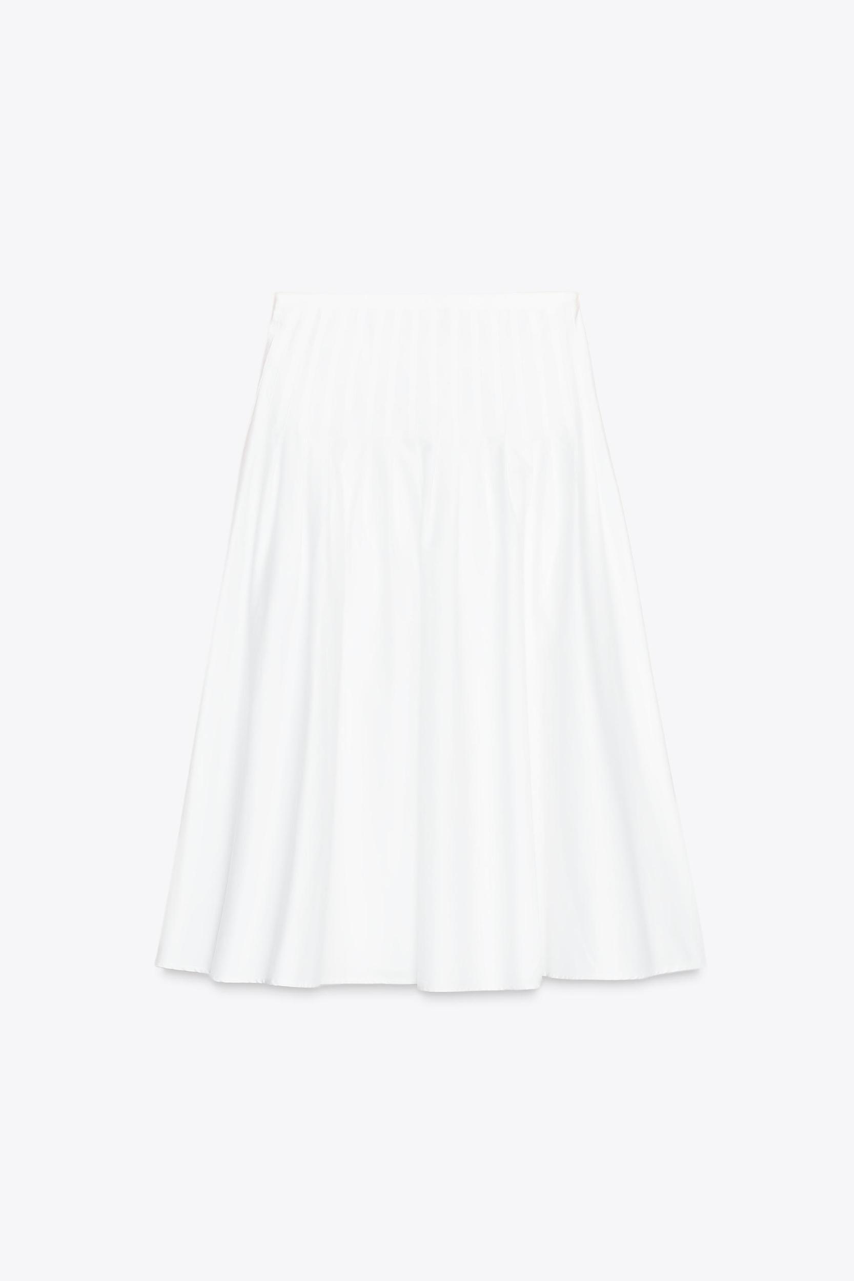 PLEATED MIDI SKIRT Product Image