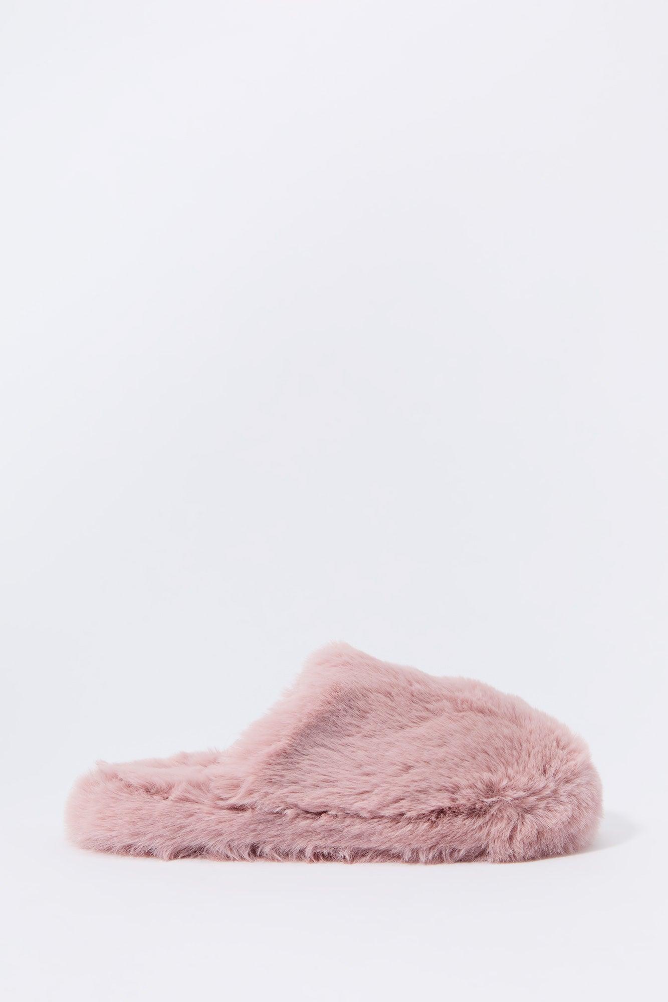 Faux Fur Slippers Female Product Image