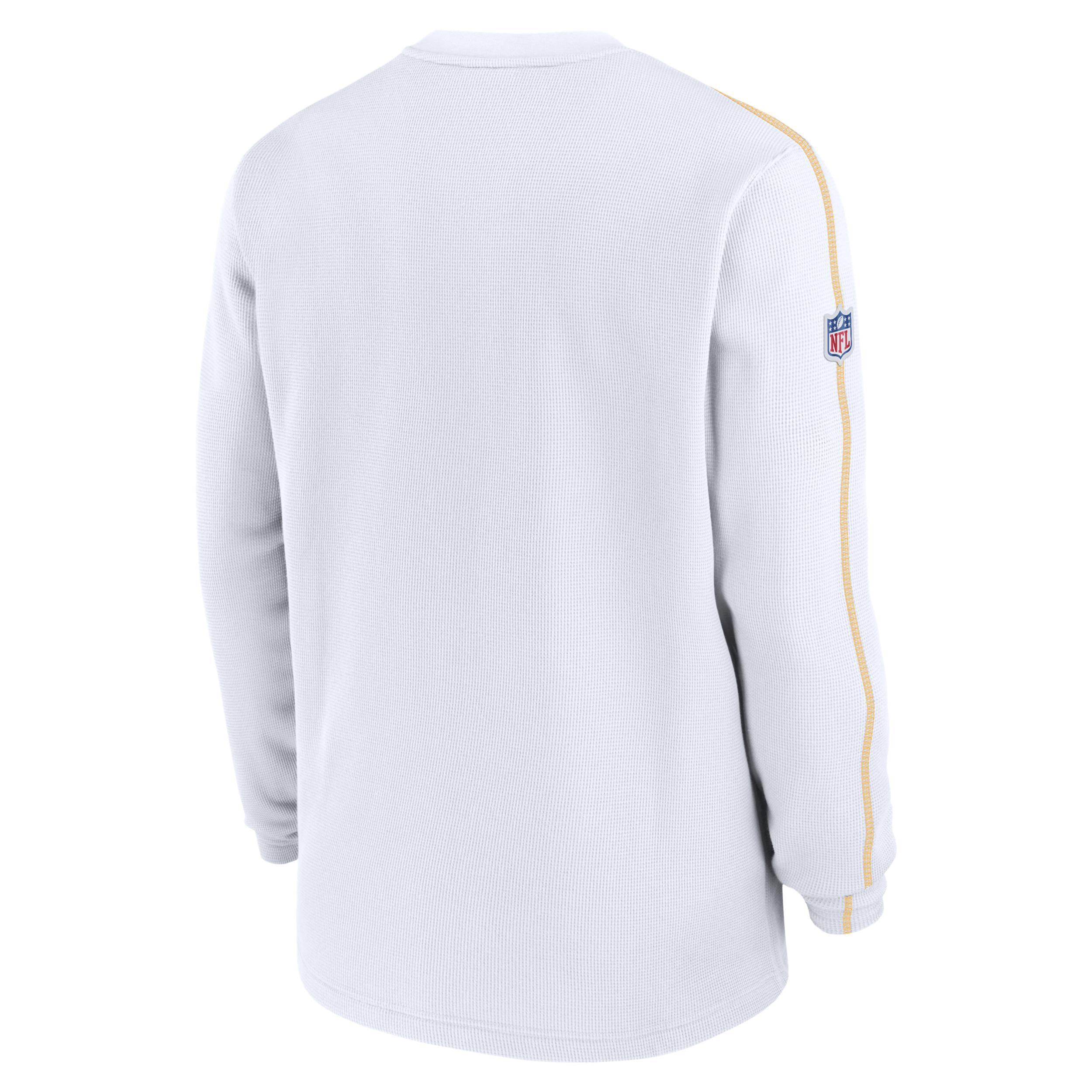 New England Patriots Sideline Coach Menâs Nike Men's NFL Long-Sleeve Top Product Image