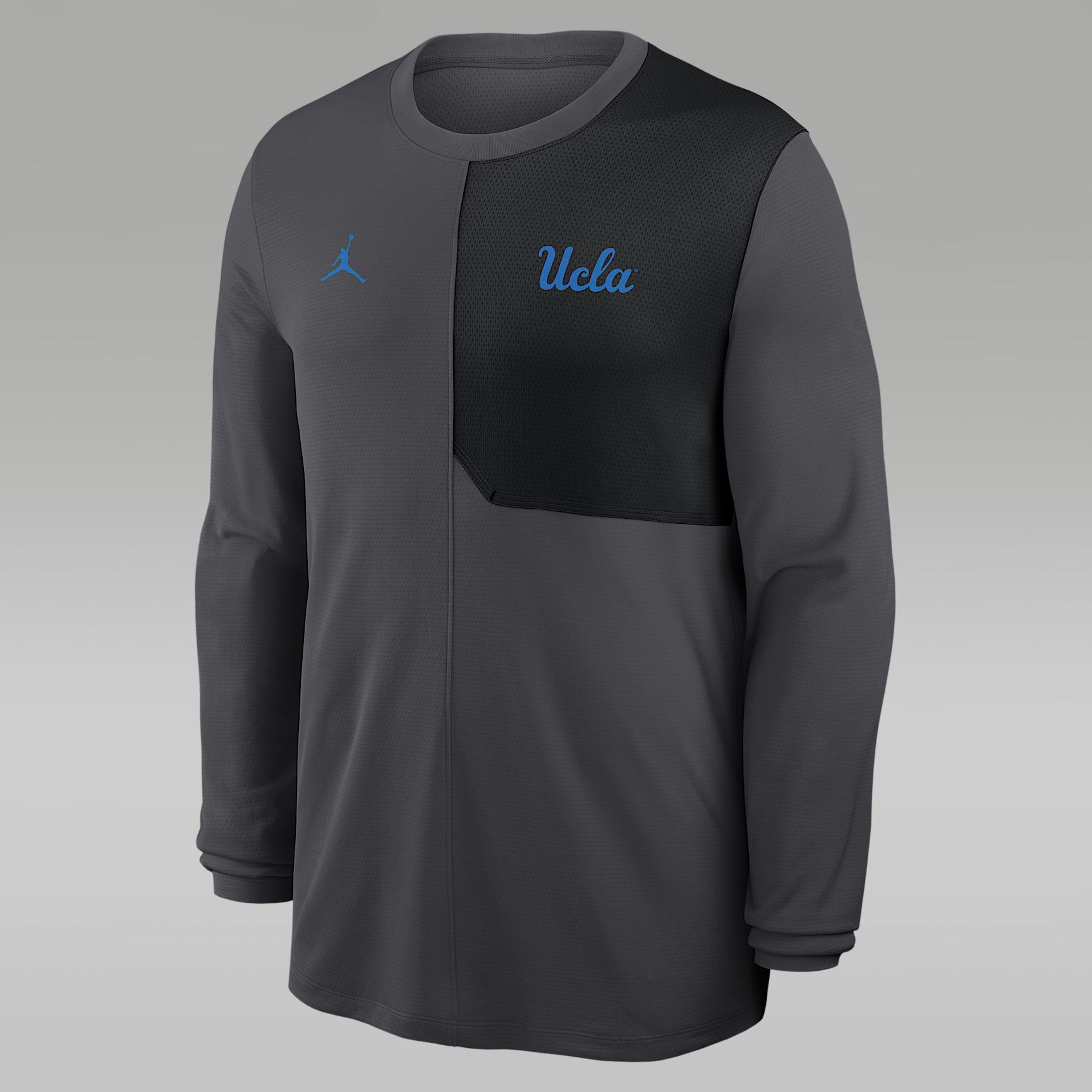 Mens UCLA Sideline Coach Jordan Brand Dri-FIT College Long-Sleeve Top | 0JB1466MUCL-2QD Product Image