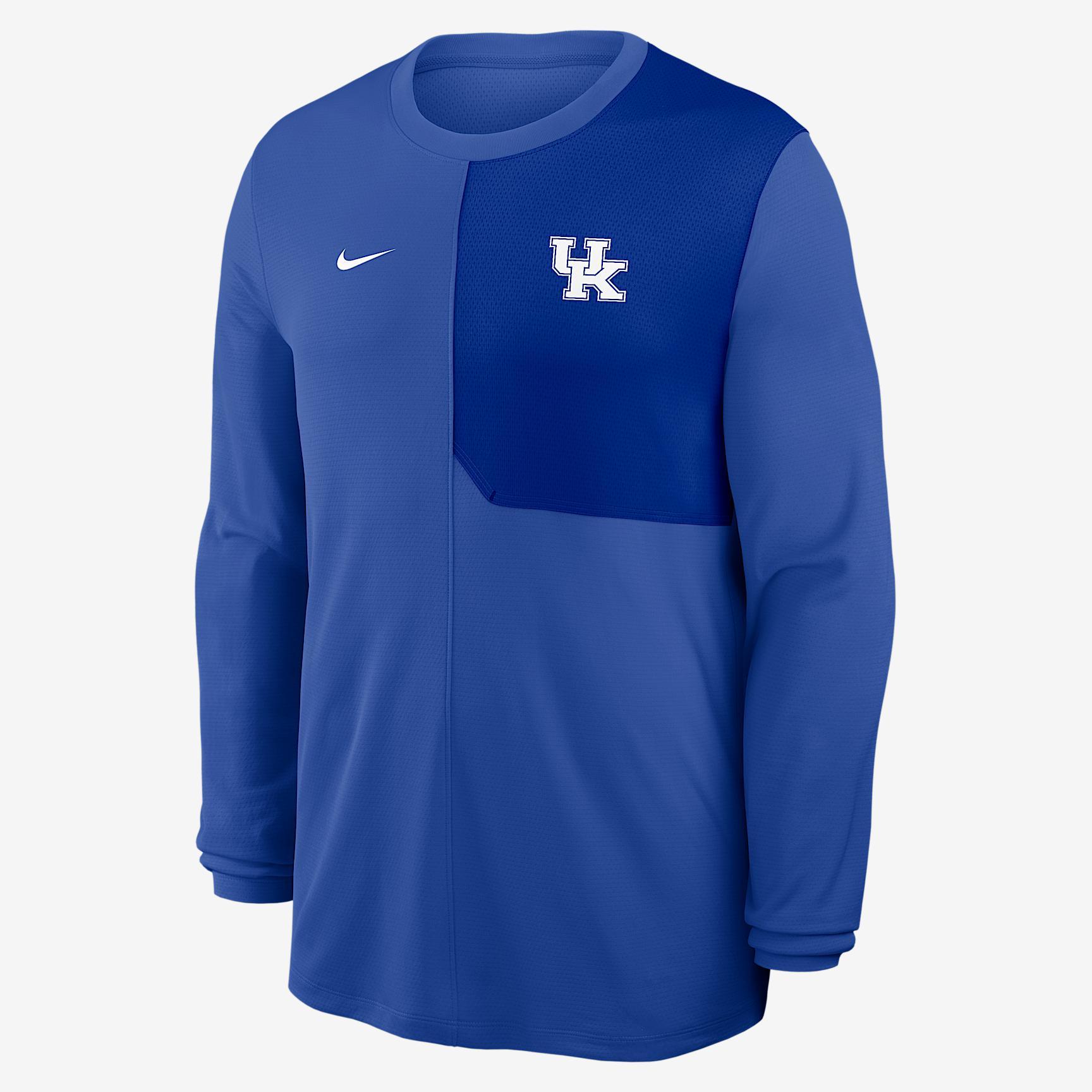 Alabama Sideline Coach Nike Mens Dri-FIT College Long-Sleeve Top | 03B10DWVABN-2QD Product Image