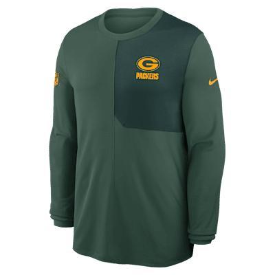 San Francisco 49ers Sideline Coach Nike Mens Dri-FIT NFL Long-Sleeve Top | 03B1166N73-81D Product Image