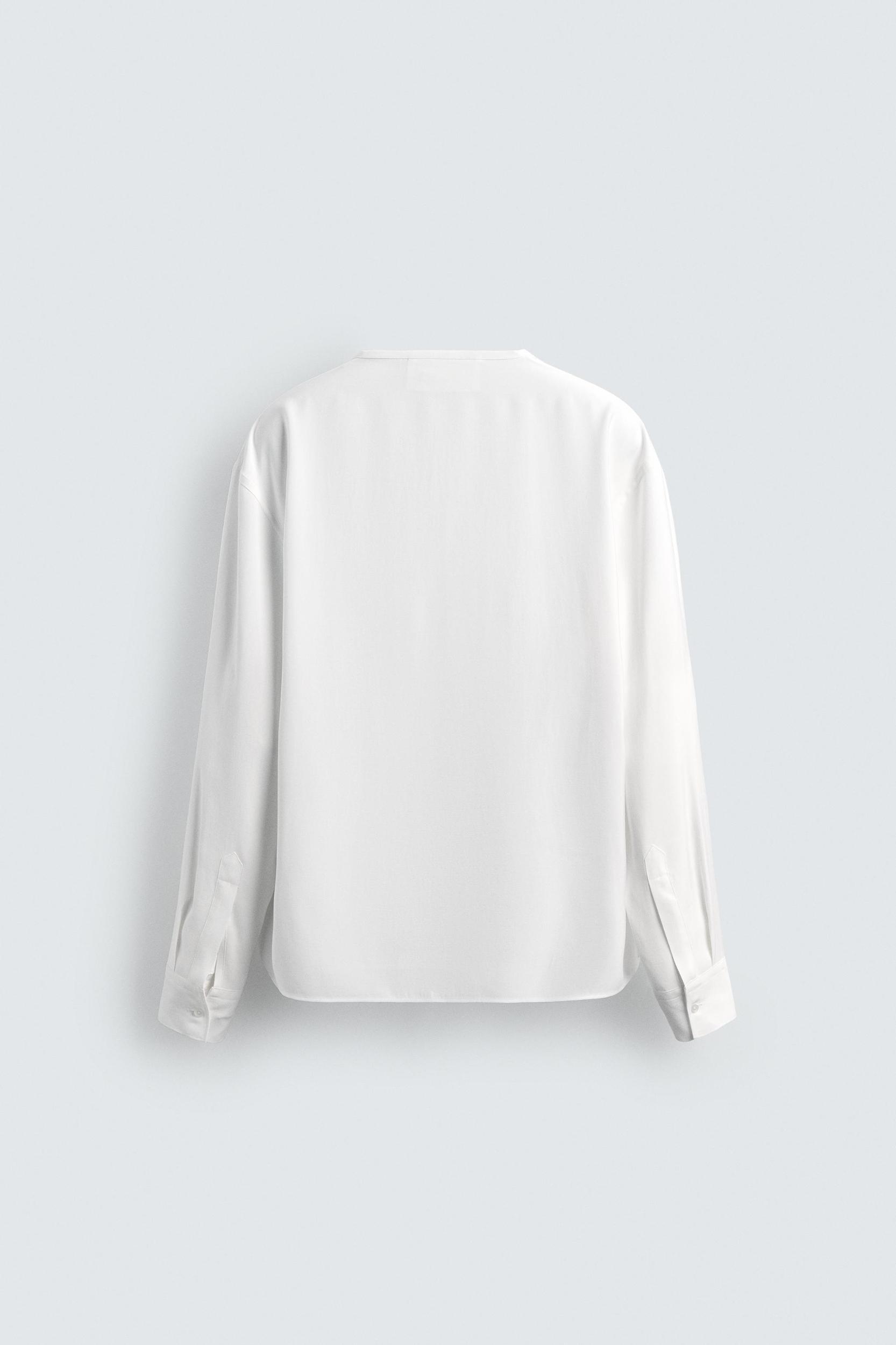 RELAXED FIT FLOWY SHIRT Product Image