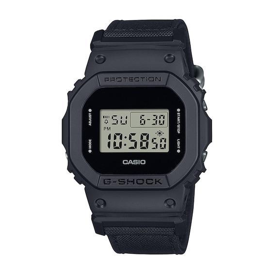 Men's Casio G-Shock S-Series Watch with Black CorduraÂ® Nylon Band (Model Dw5600Bce-1) Product Image