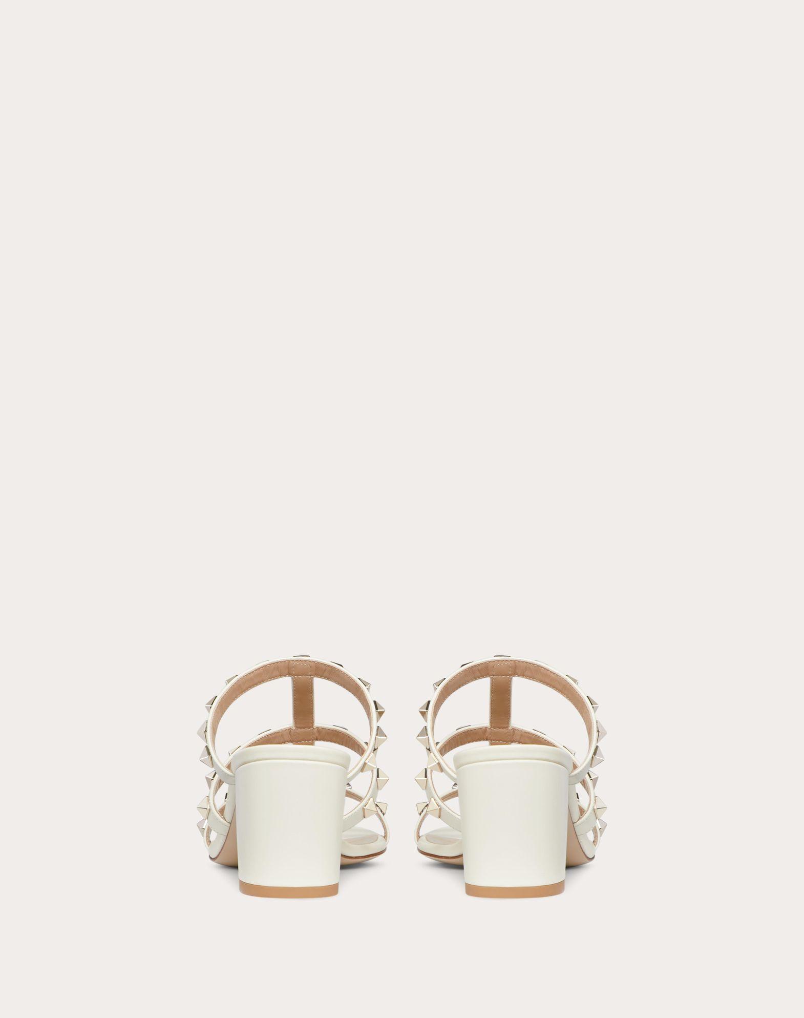 Rockstud Calfskin Leather Slide Sandal 60 Mm Product Image