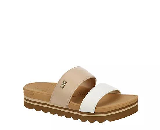 Reef Womens Banded Horizon Hi Slide Sandal Product Image