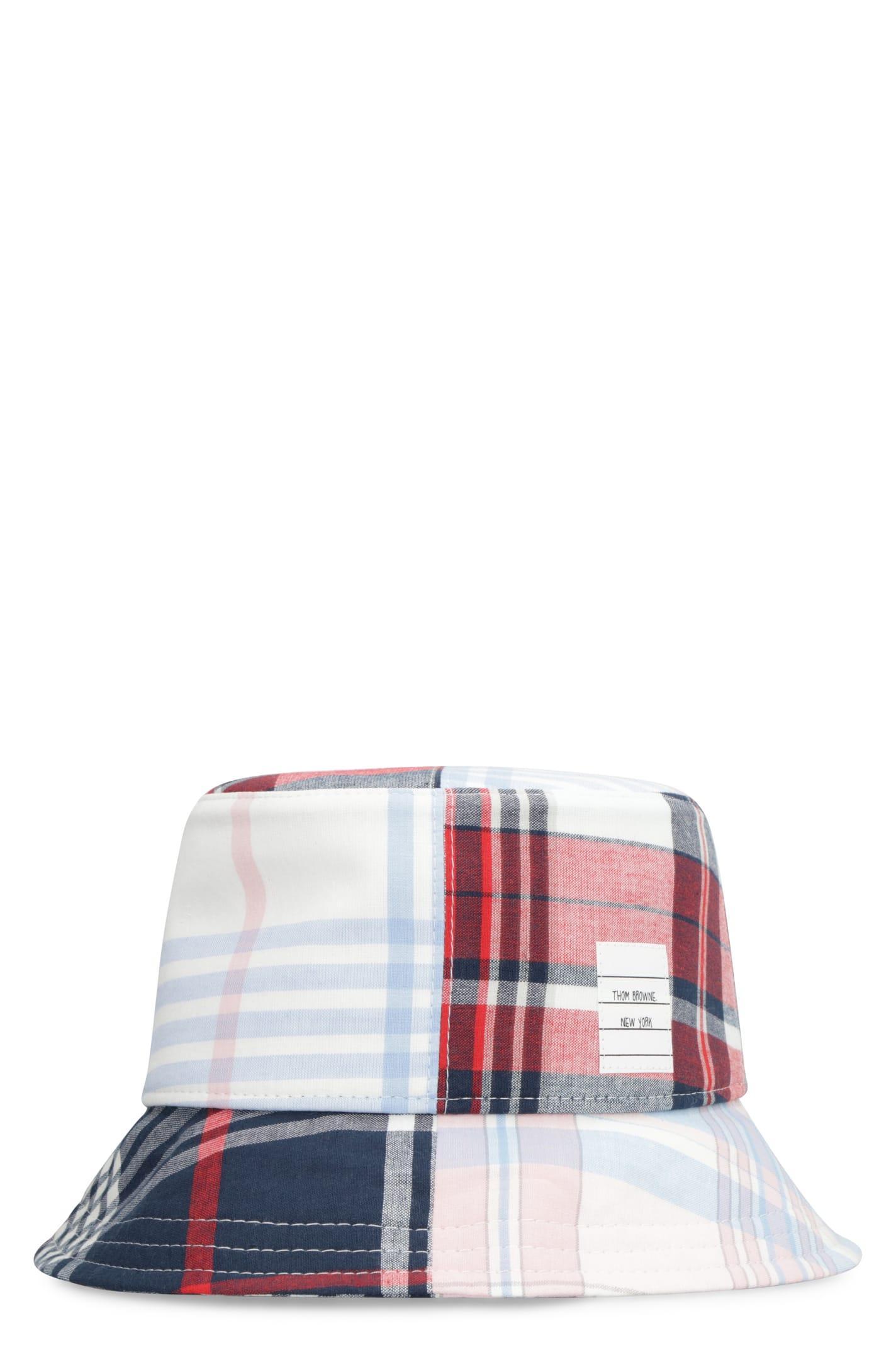 THOM BROWNE Quarted Funmix Bucket Hat In Multi-colour Product Image