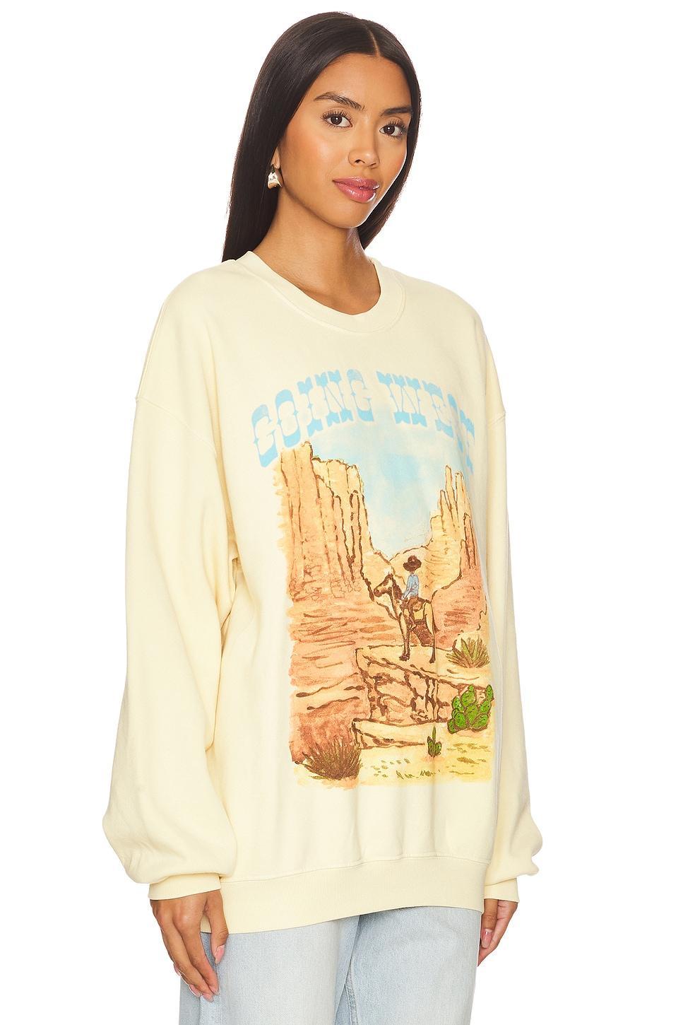 Going Out West Bf Crew Sweatshirt DAYDREAMER Product Image