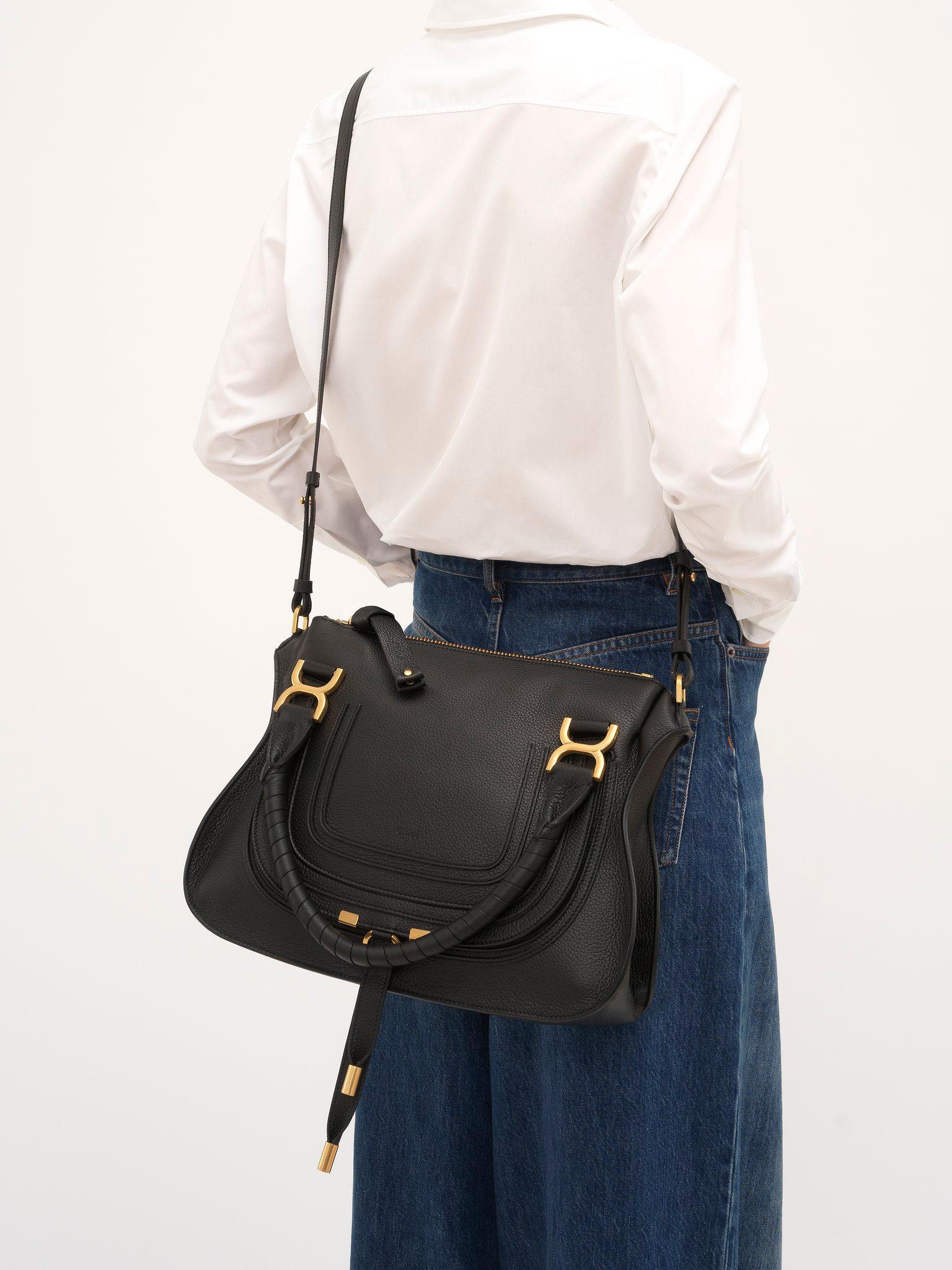 Marcie bag in grained leather Product Image