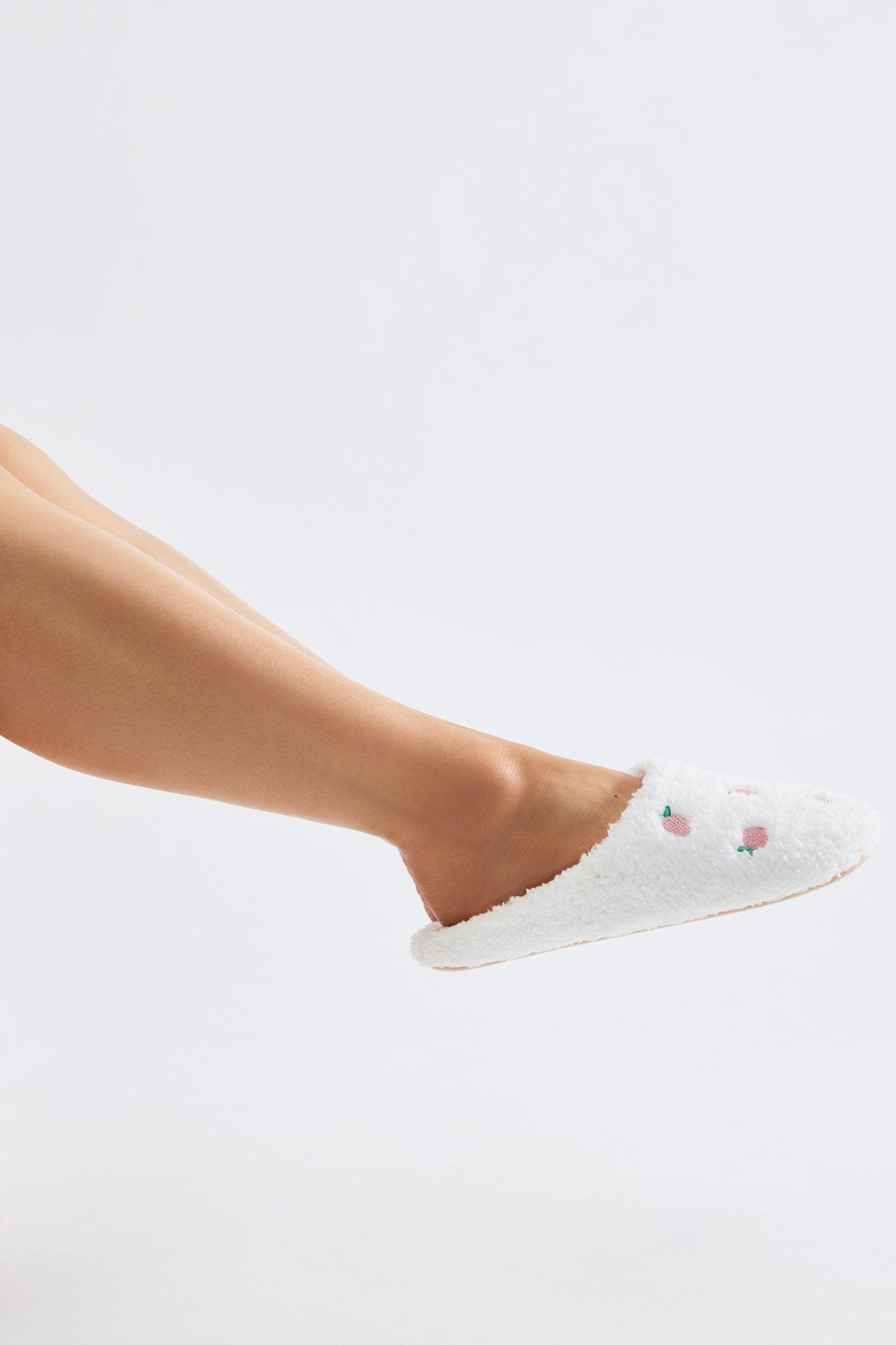 Sweet As Can Be Slippers - Ivory Product Image