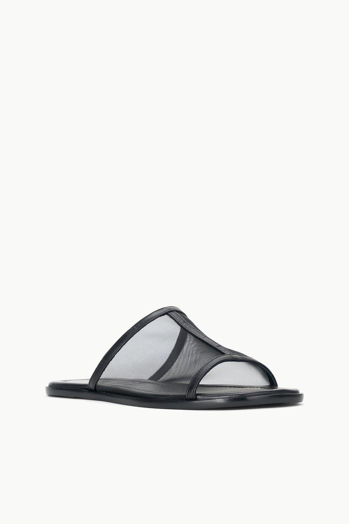 ALESSANDRA SANDAL | BLACK MESH Product Image