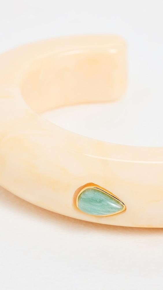 Lizzie Fortunato Ridge Cuff In Alabaster and Amazonite | Shopbop Product Image