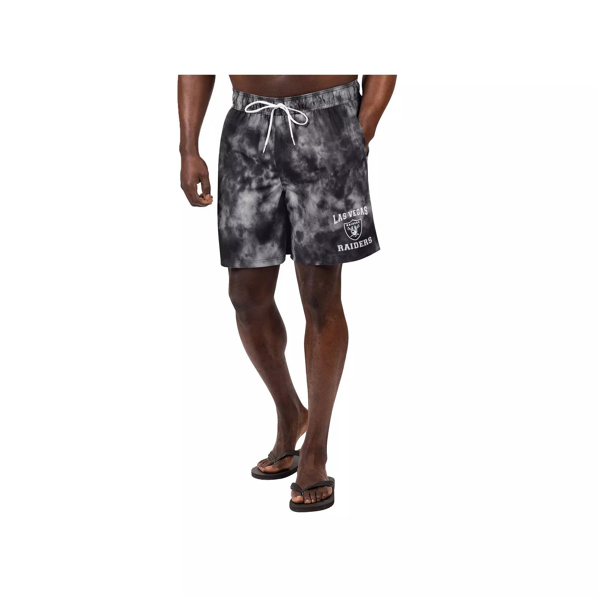 Men's G-III Sports by Carl Banks Black Jacksonville Jaguars Change Up Volley Swim Trunks,  Product Image