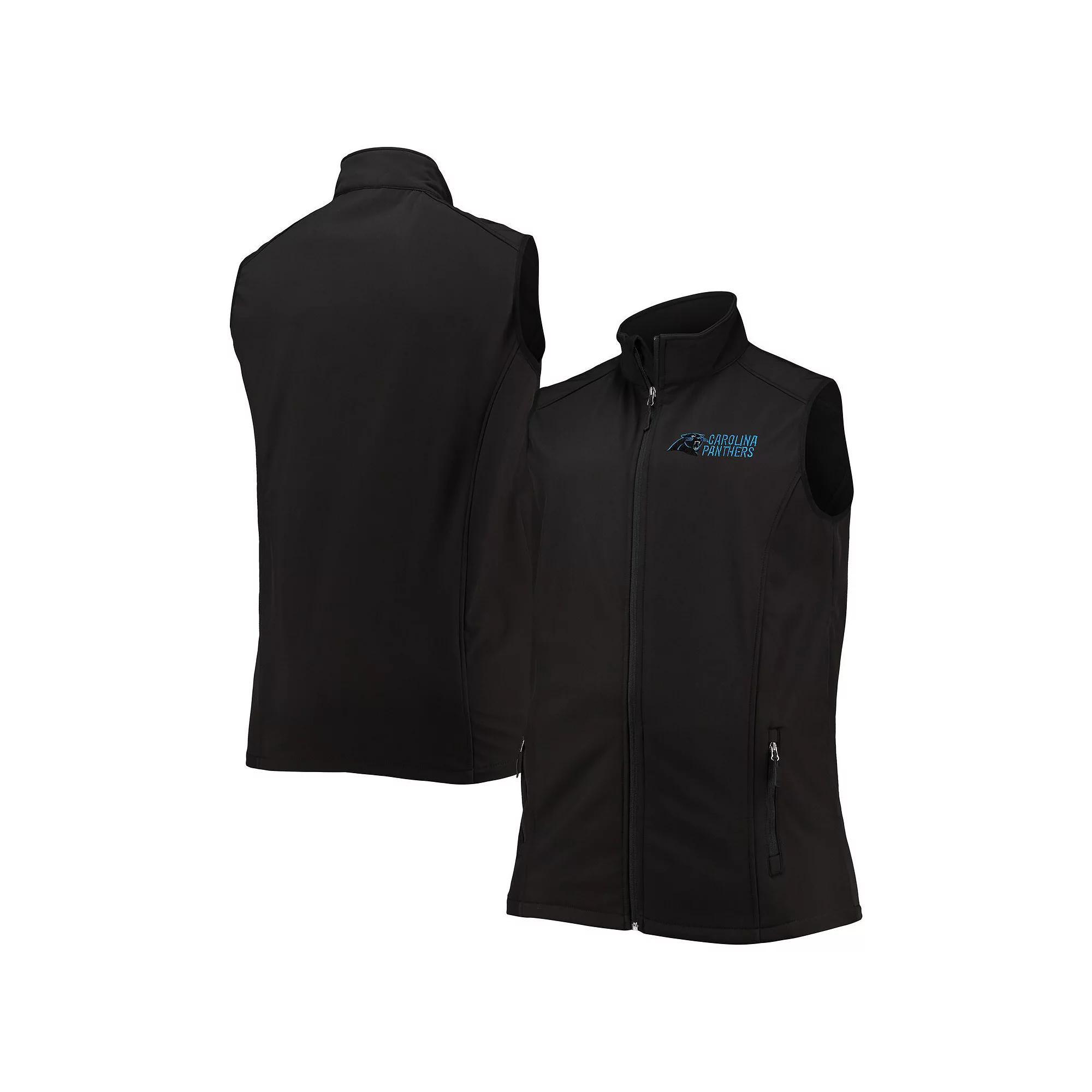Men's Dunbrooke Black Carolina Panthers Big & Tall Archer Softshell Full-Zip Vest,  Product Image