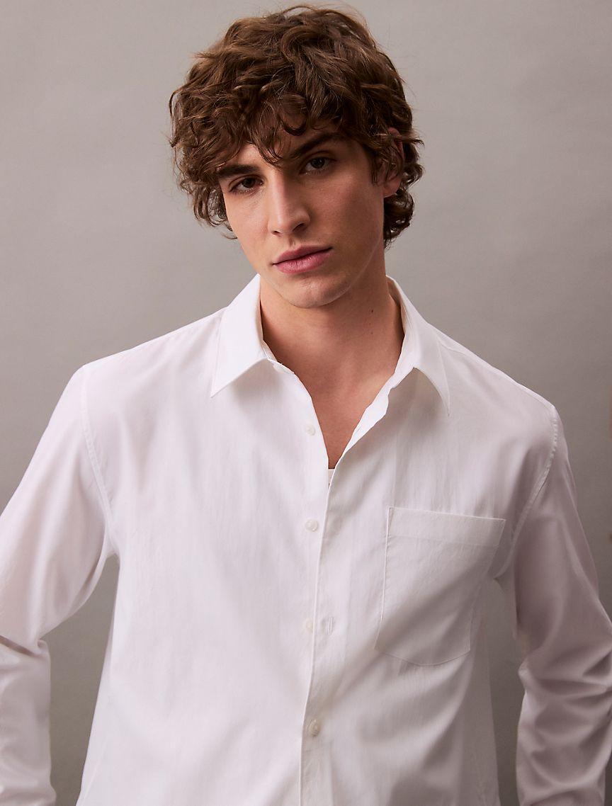 Tech Poplin Button-Down Shirt Product Image