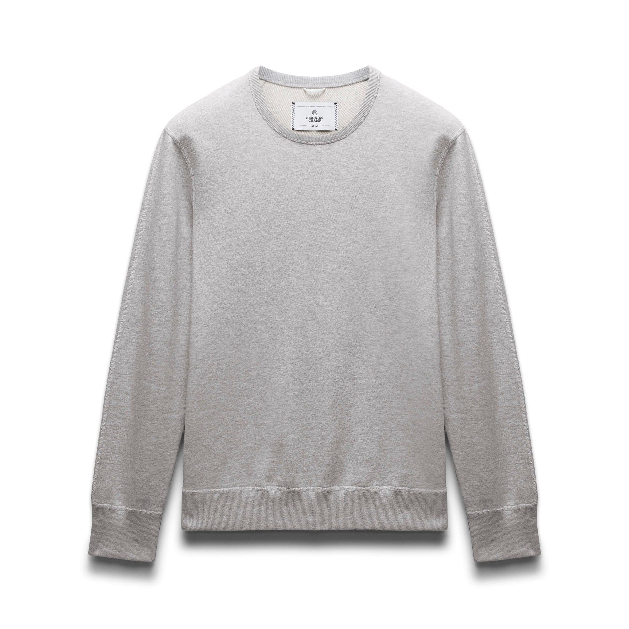 Midweight Terry Slim Crewneck - Vault Male Product Image