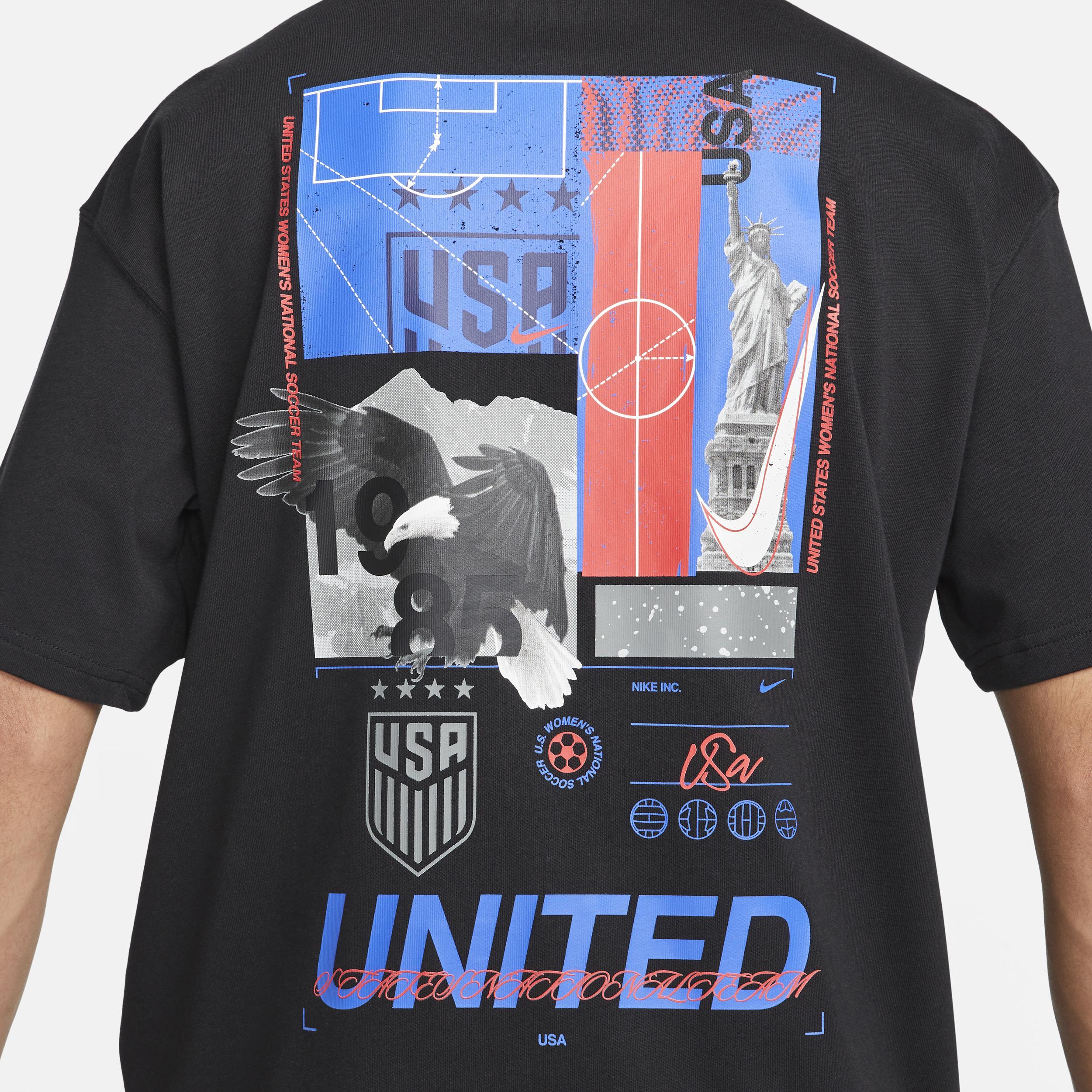 Mens Nike Black Uswnt Original MAX90T-shirt Product Image