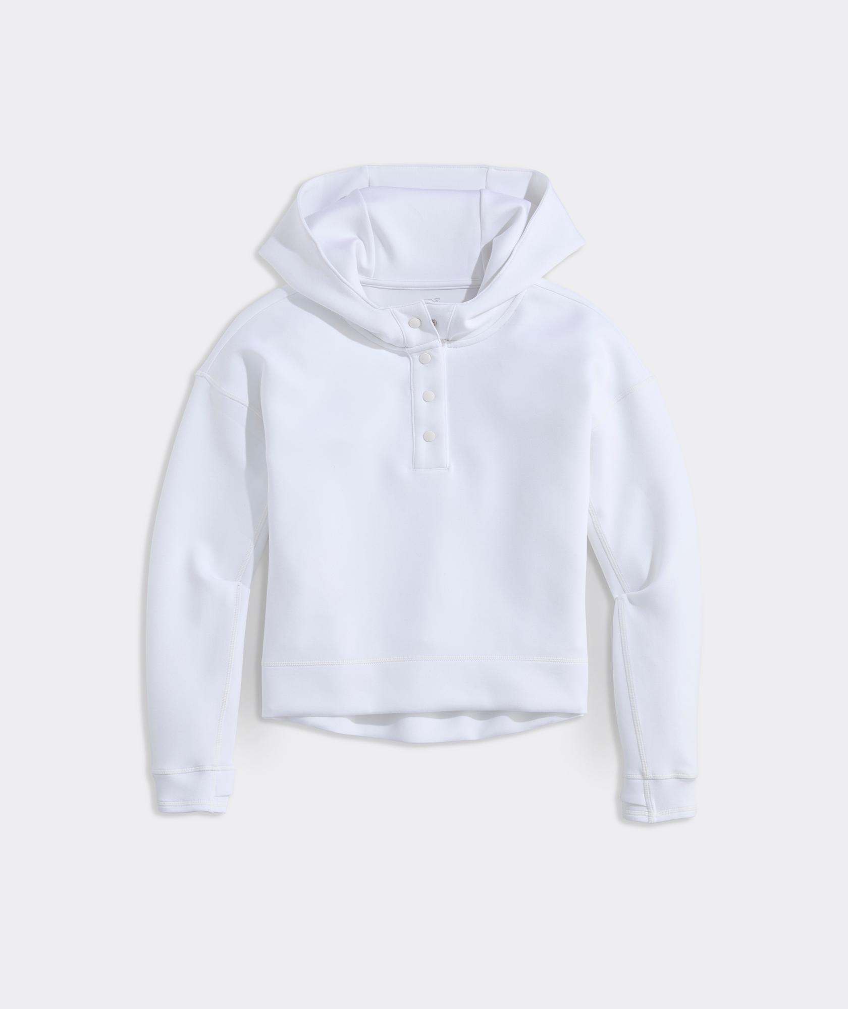 Hooded Snap-Front Pullover Product Image