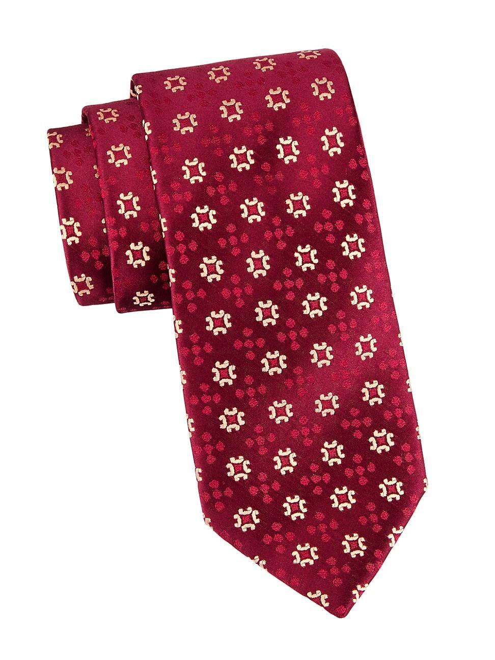 Mens Medallion Silk Tie Product Image