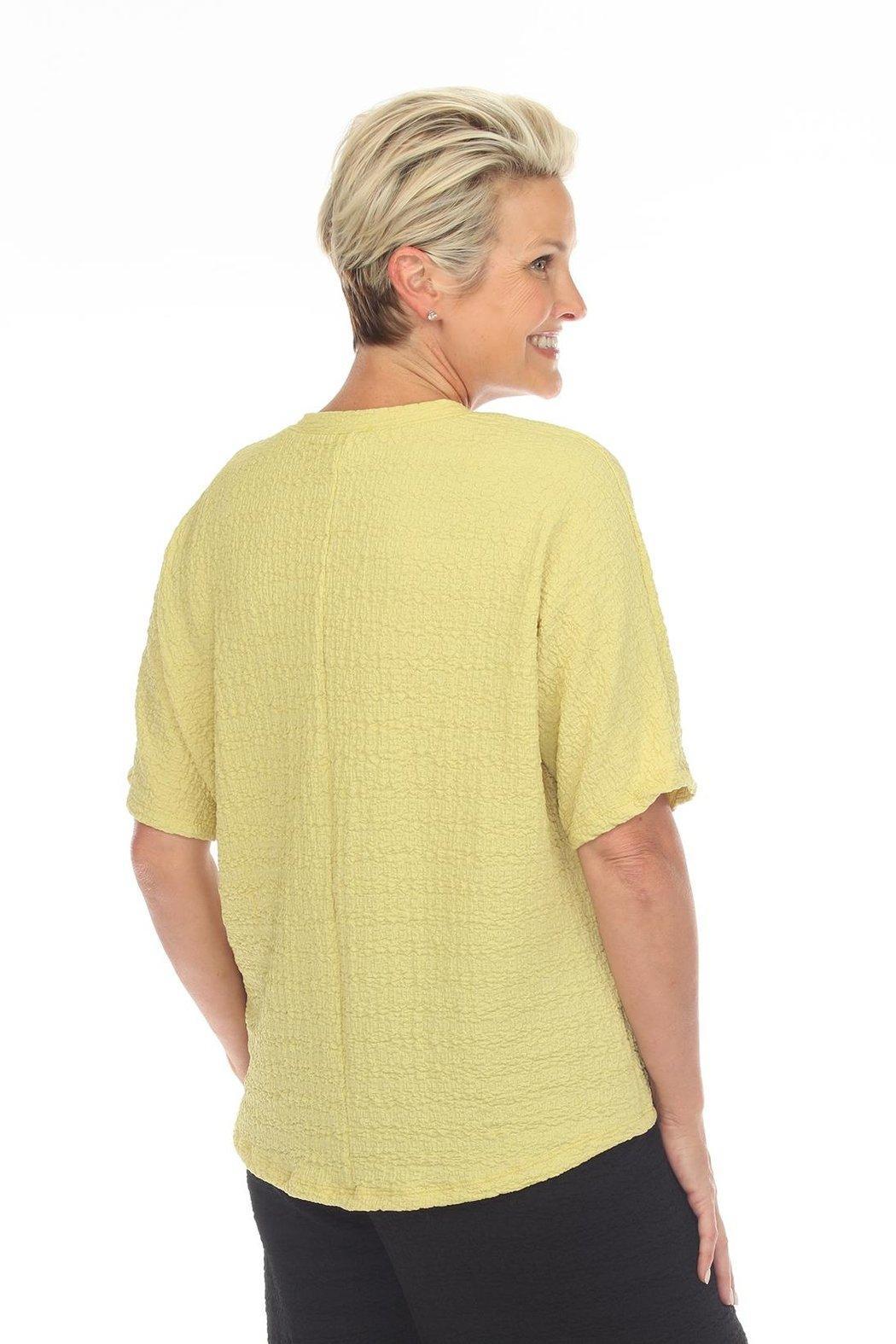 Lemon Waffle Relaxed Top Product Image