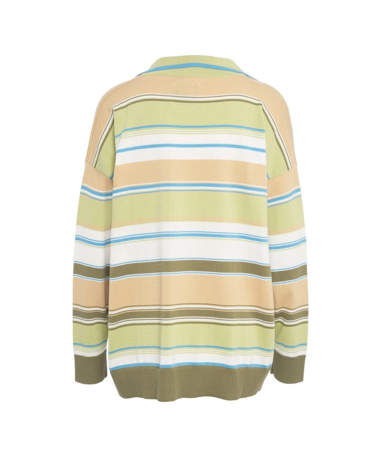Striped knit sweater Product Image