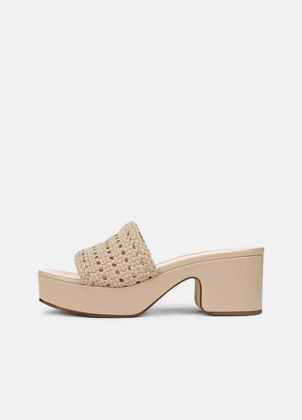 Margo Woven Leather Platform Sandal Product Image