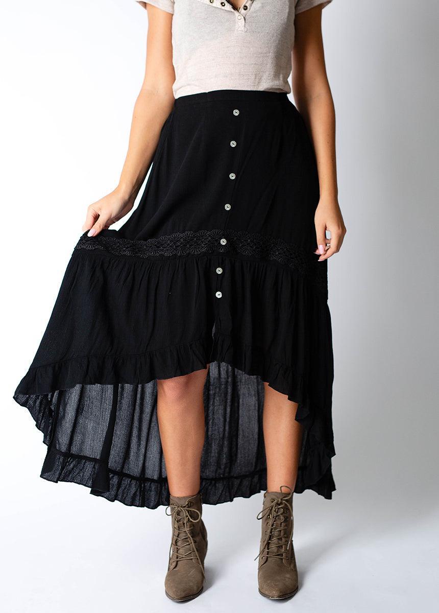 Alizah Skirt in Black Female Product Image