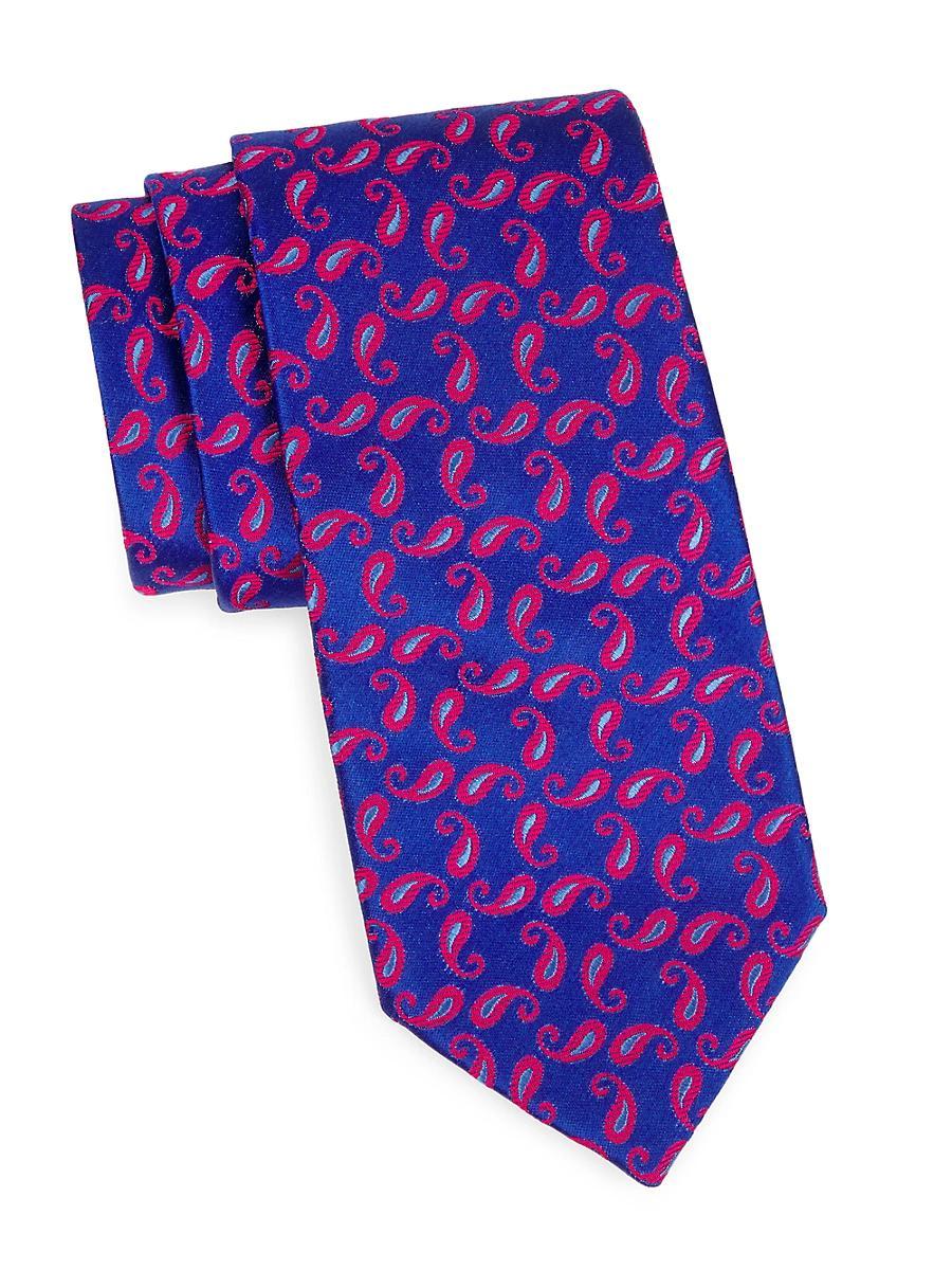 Mens Paisley Silk Tie Product Image