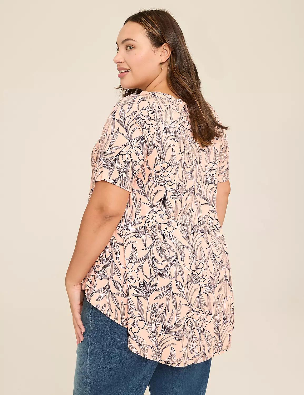 Max Swing Perfect Sleeve Boatneck Tee Product Image