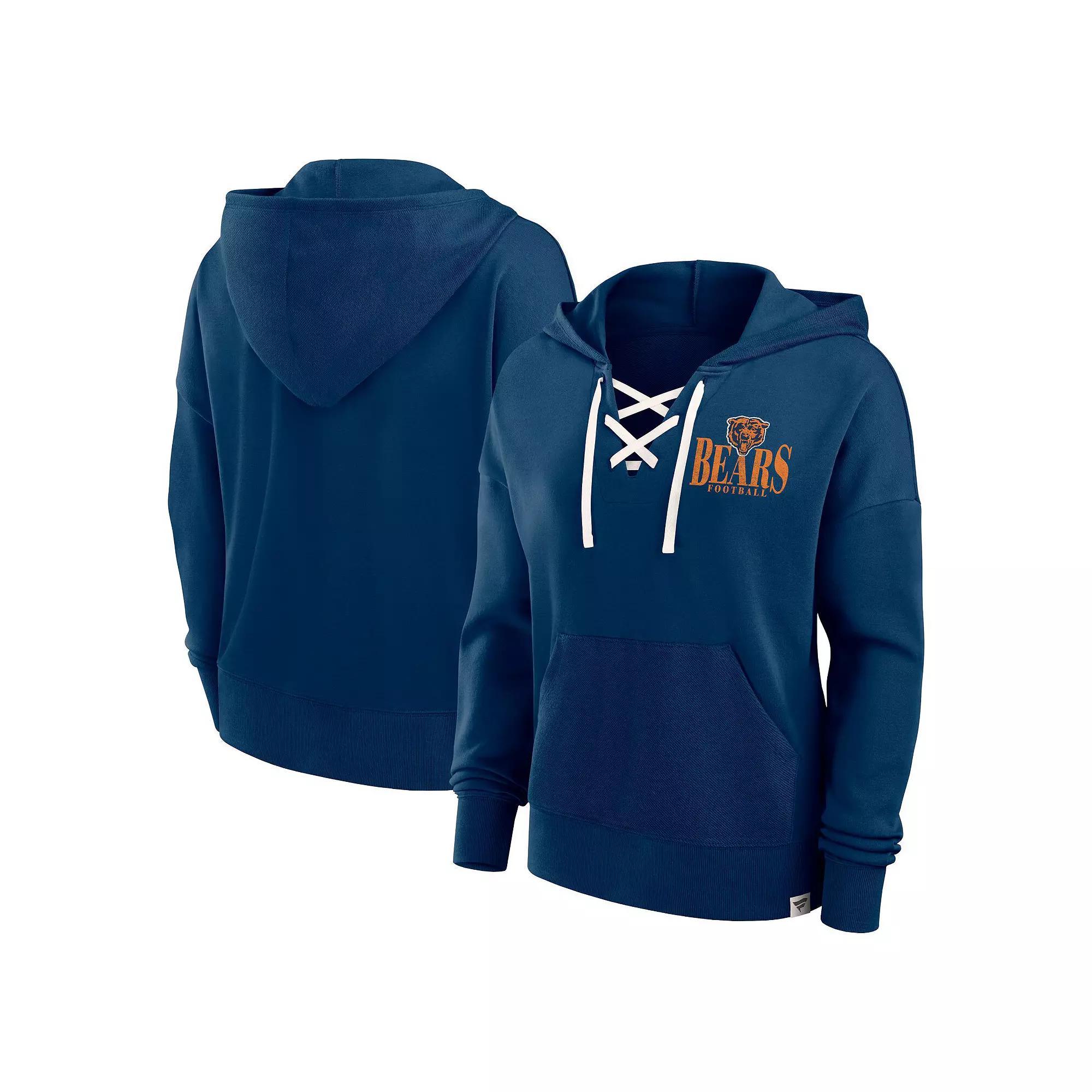 Women's Fanatics Royal Dallas Cowboys Blitz Left Lace-Up Pullover Hoodie,  Product Image